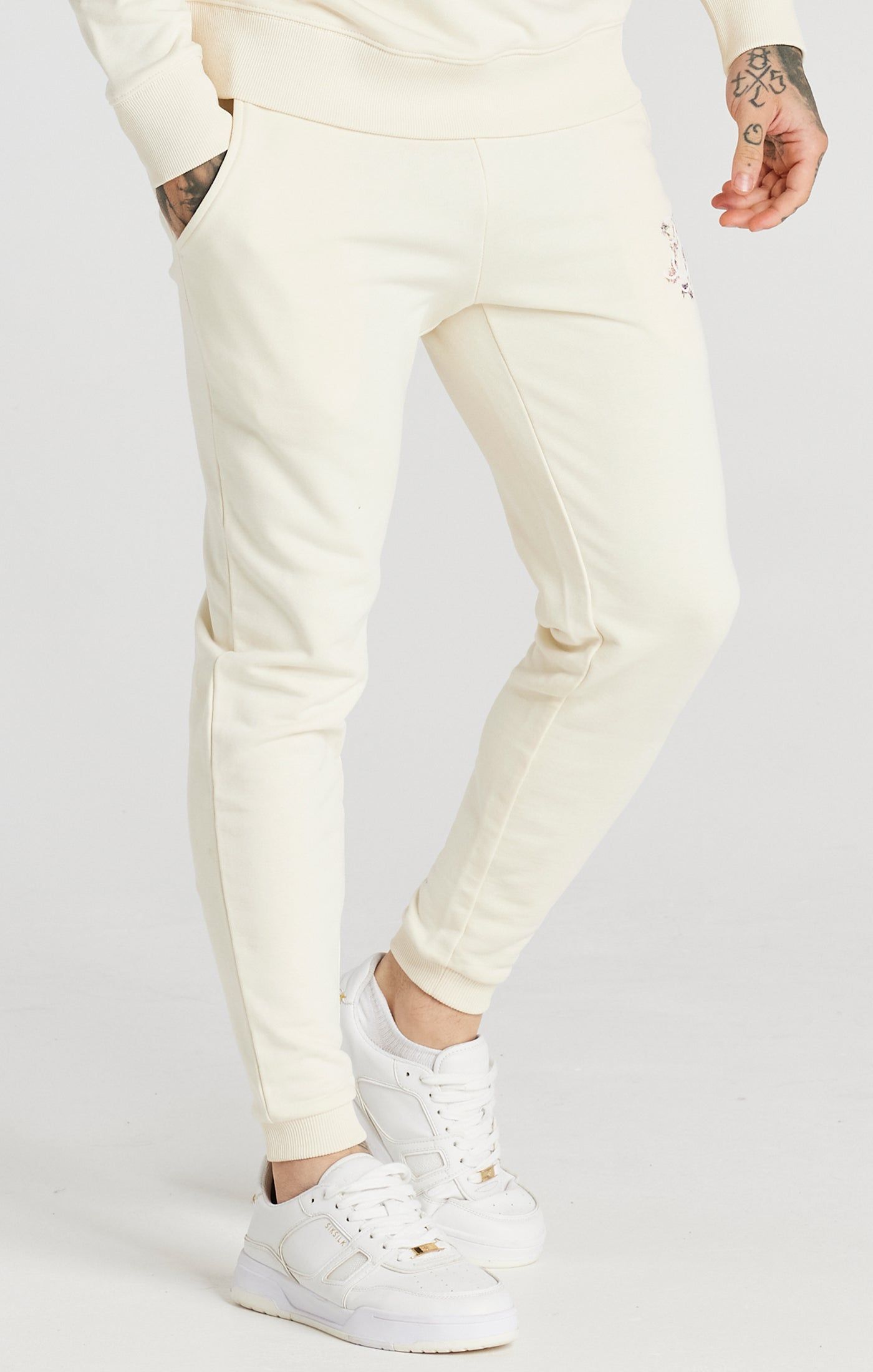 Ecru Faded Floral Jogger sold by Siksilk product image thumbnail 3