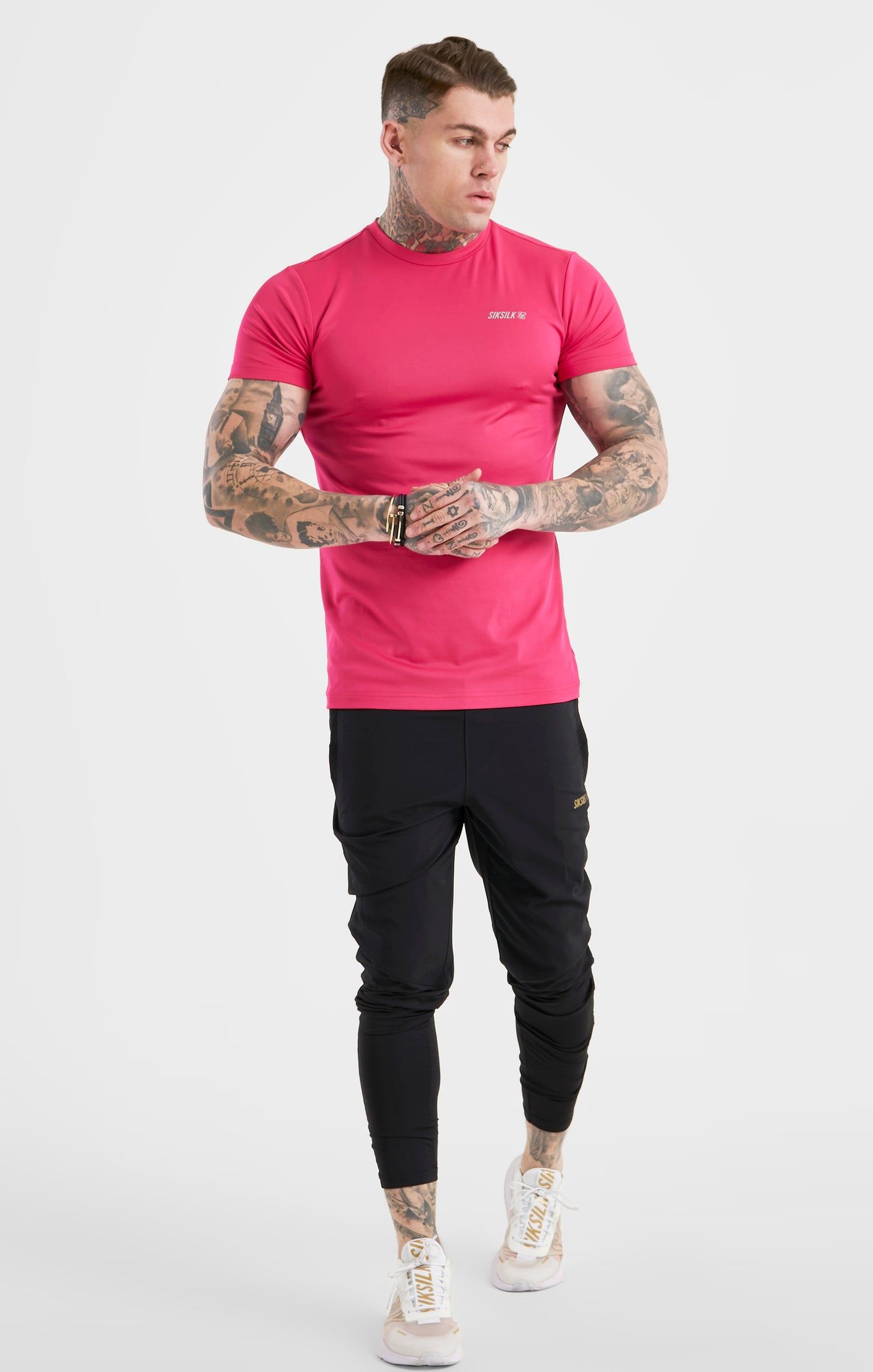 Black Sports Pant sold by Siksilk product image thumbnail 3