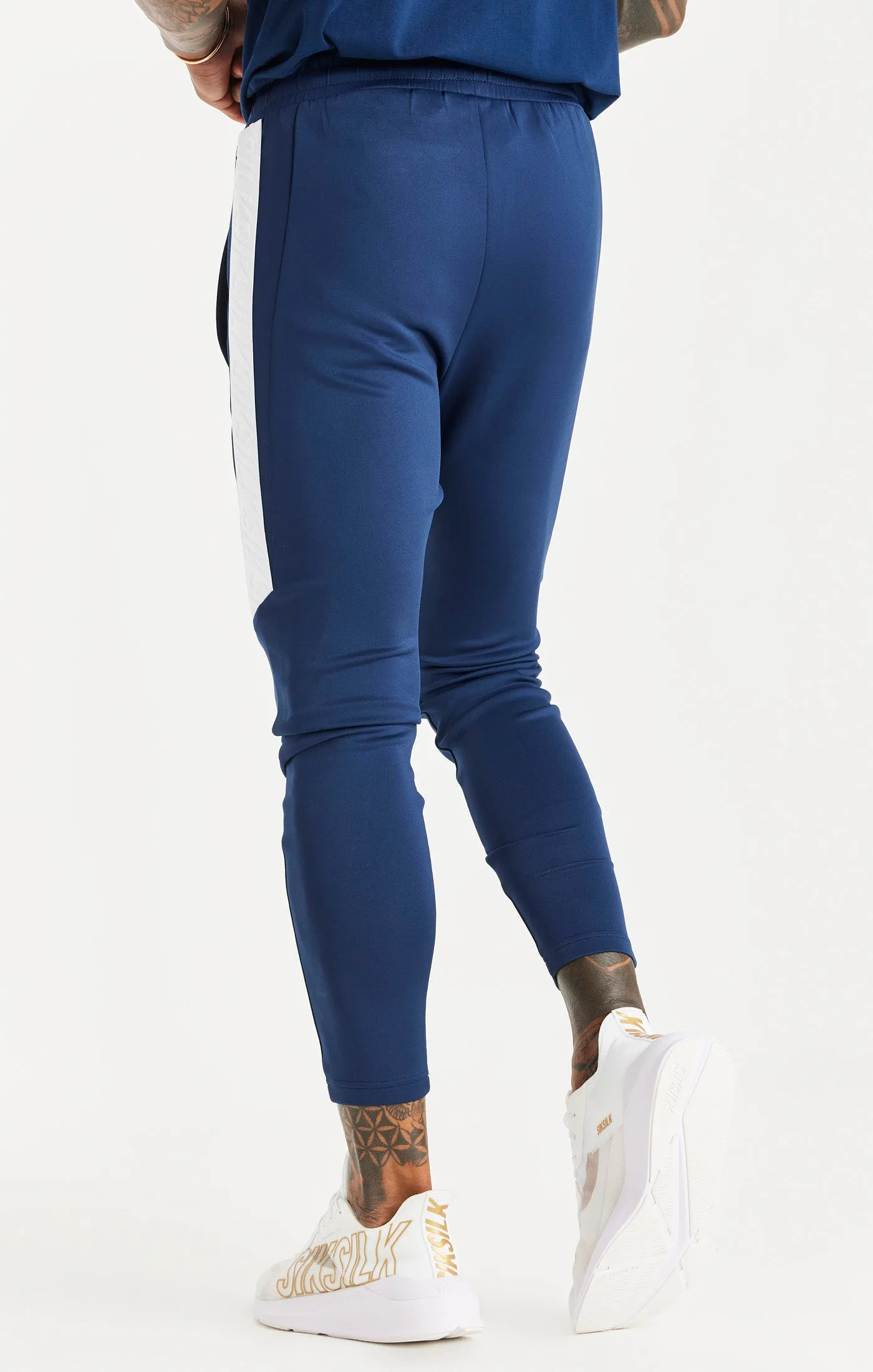 Navy Sports Tape Trackpant sold by Siksilk product image thumbnail 3