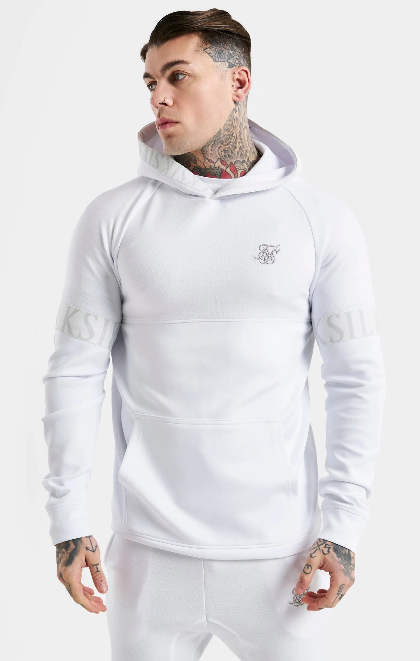 SikSilk Dynamic Overhead Hoodie - White sold by Siksilk