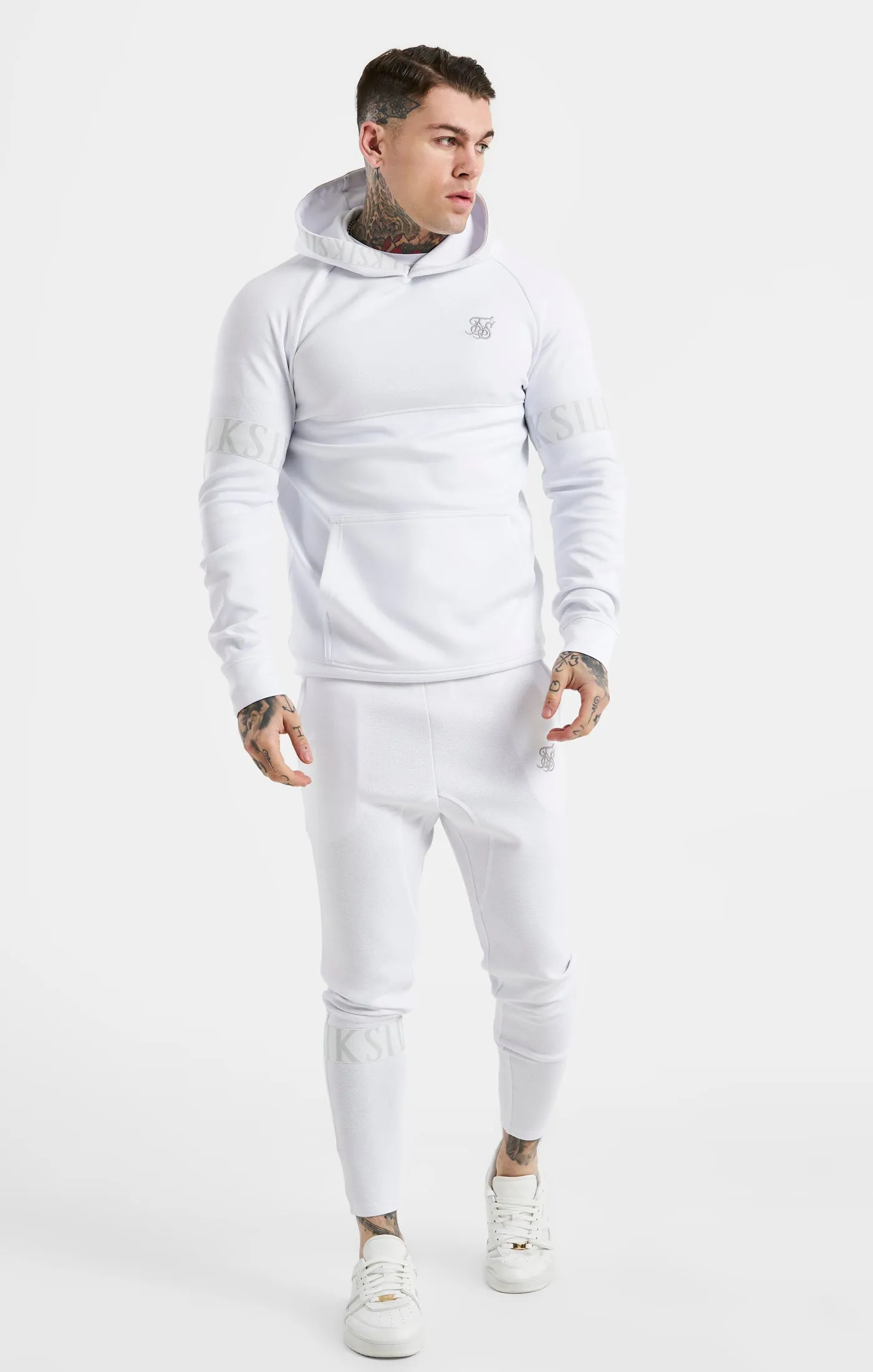 SikSilk Dynamic Overhead Hoodie - White sold by Siksilk product image thumbnail 3