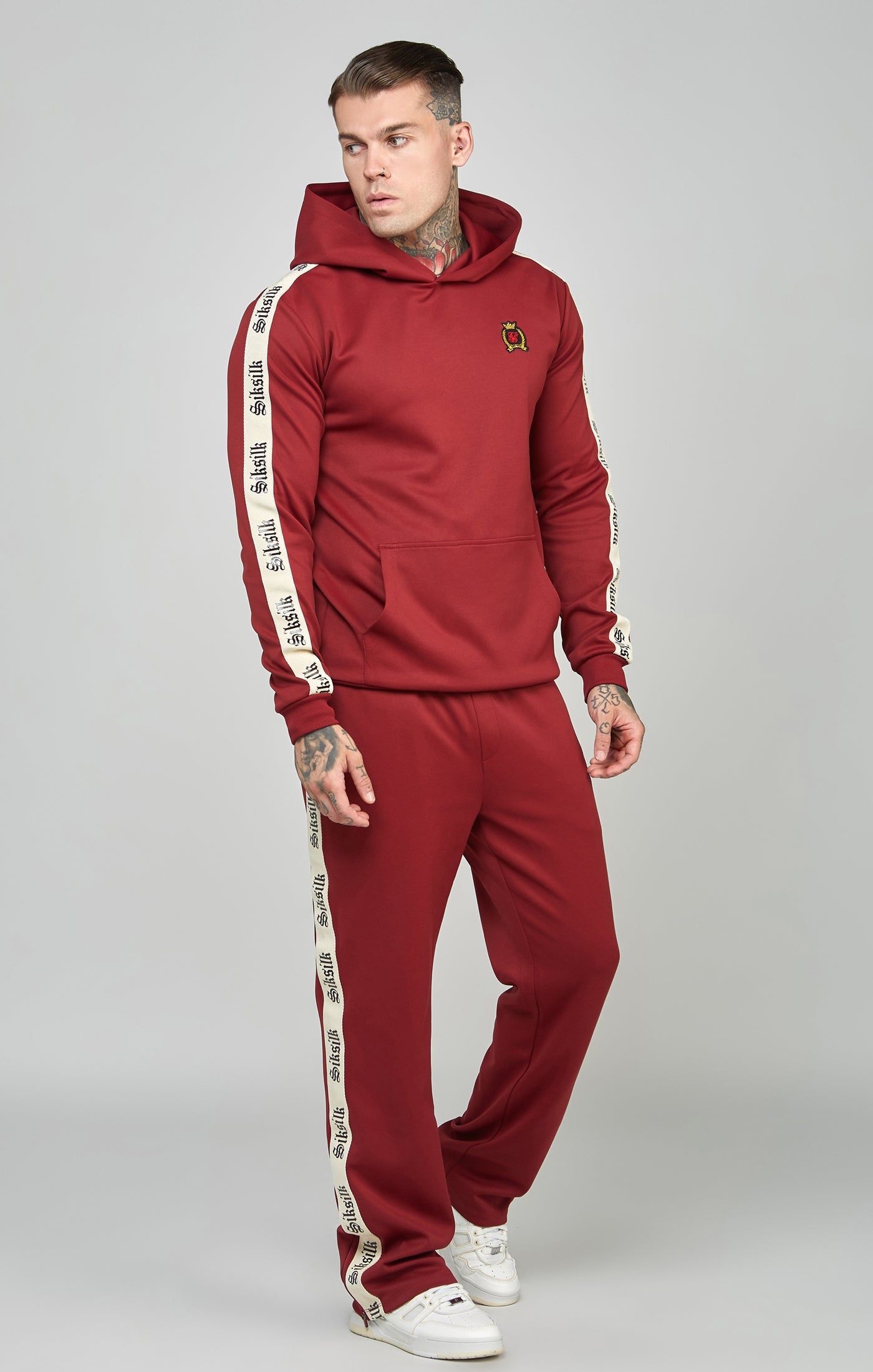 Poly Oth Hoodie With Gothic Side Tape sold by Siksilk product image thumbnail 2