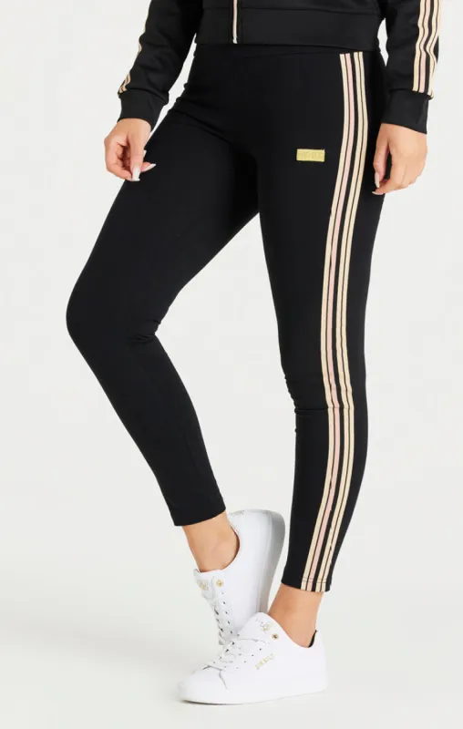 Black High Waist Legging sold by Siksilk