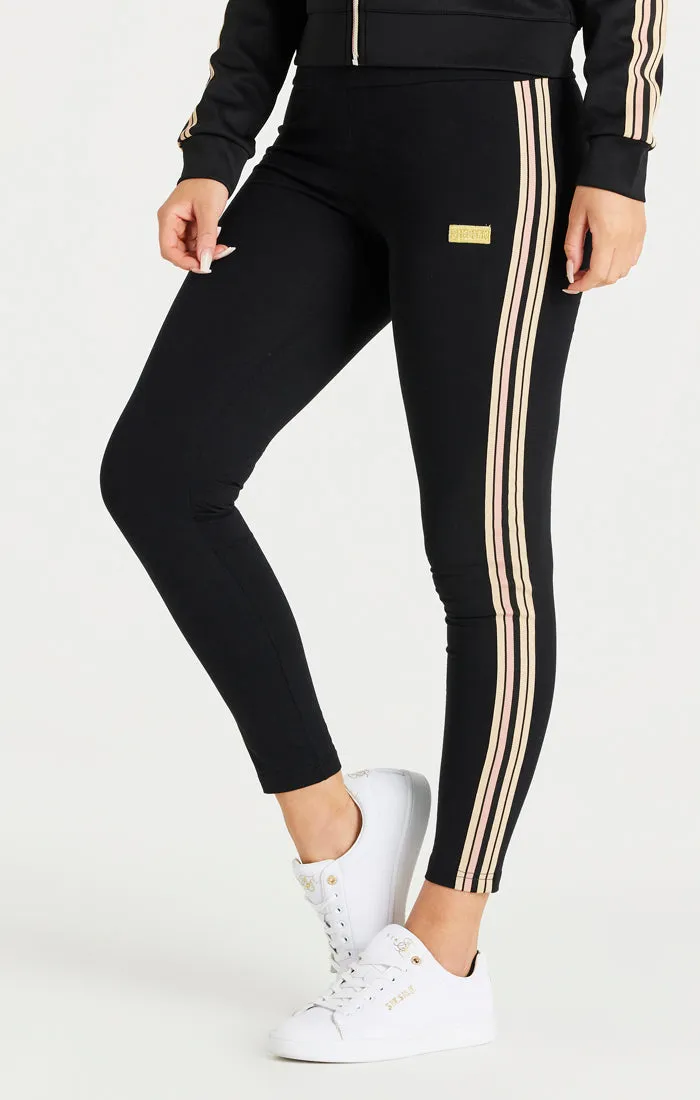 Black High Waist Legging sold by Siksilk