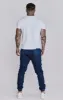 Blue Denim Joggers sold by Siksilk