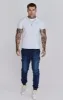 Blue Denim Joggers sold by Siksilk
