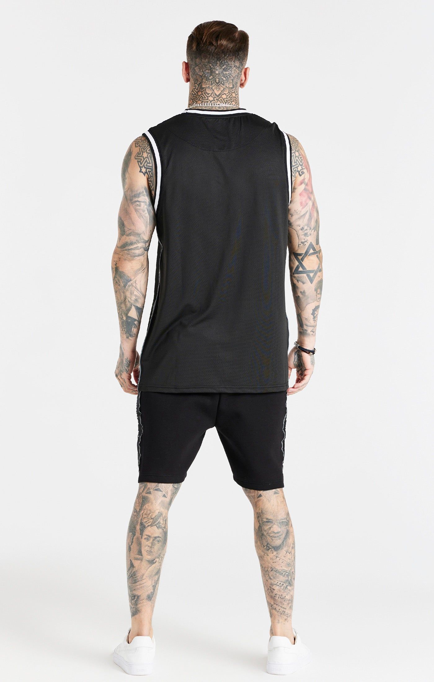 Black Tape Basketball Vest sold by Siksilk product image thumbnail 5