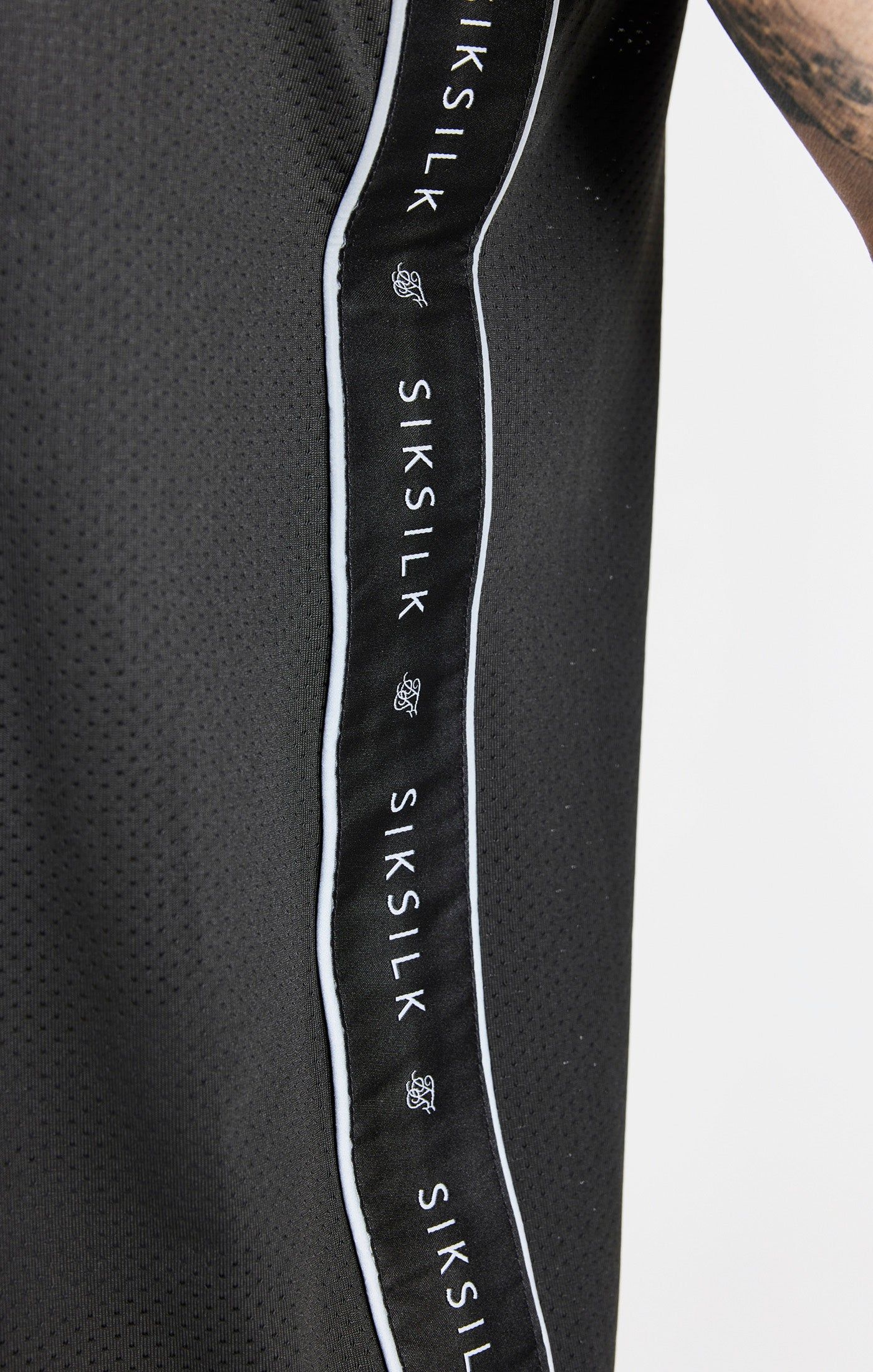 Black Tape Basketball Vest sold by Siksilk product image thumbnail 2