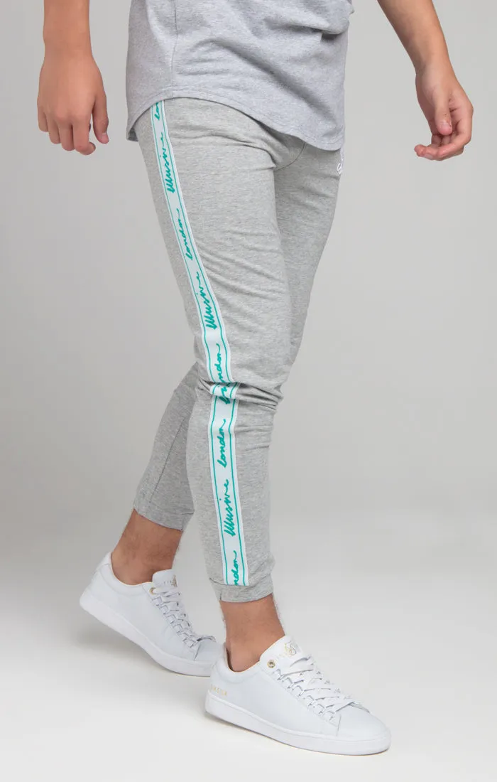 Boys Illusive Grey Marl Taped Jogger sold by Siksilk product image thumbnail 2