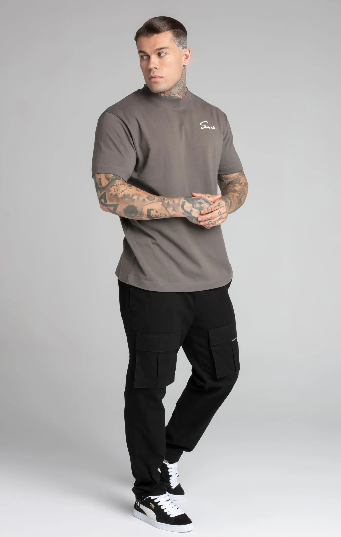Script T-Shirt sold by Siksilk product image thumbnail 4