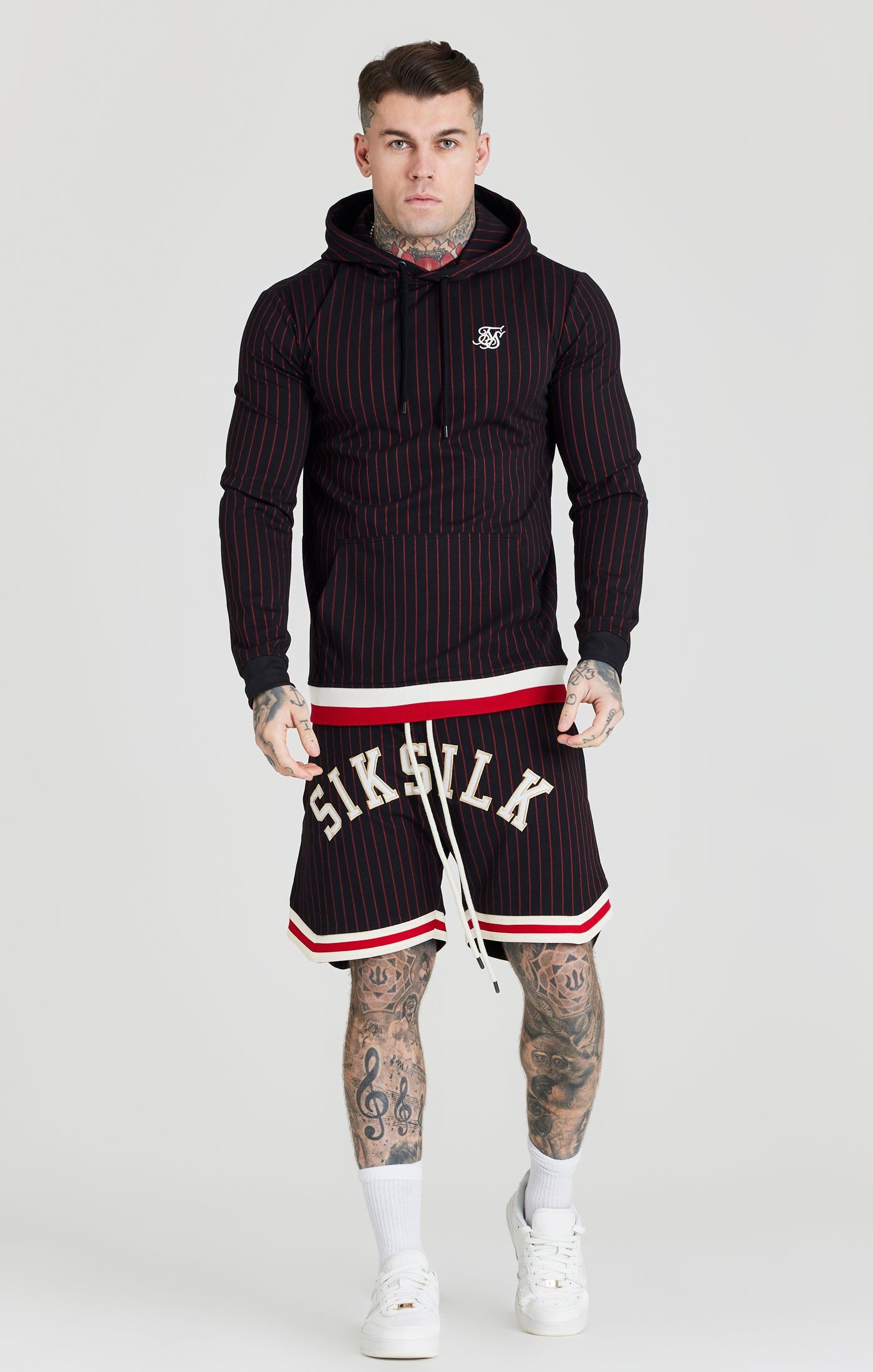 Black Retro Classic Overhead Hoodie sold by Siksilk product image thumbnail 3