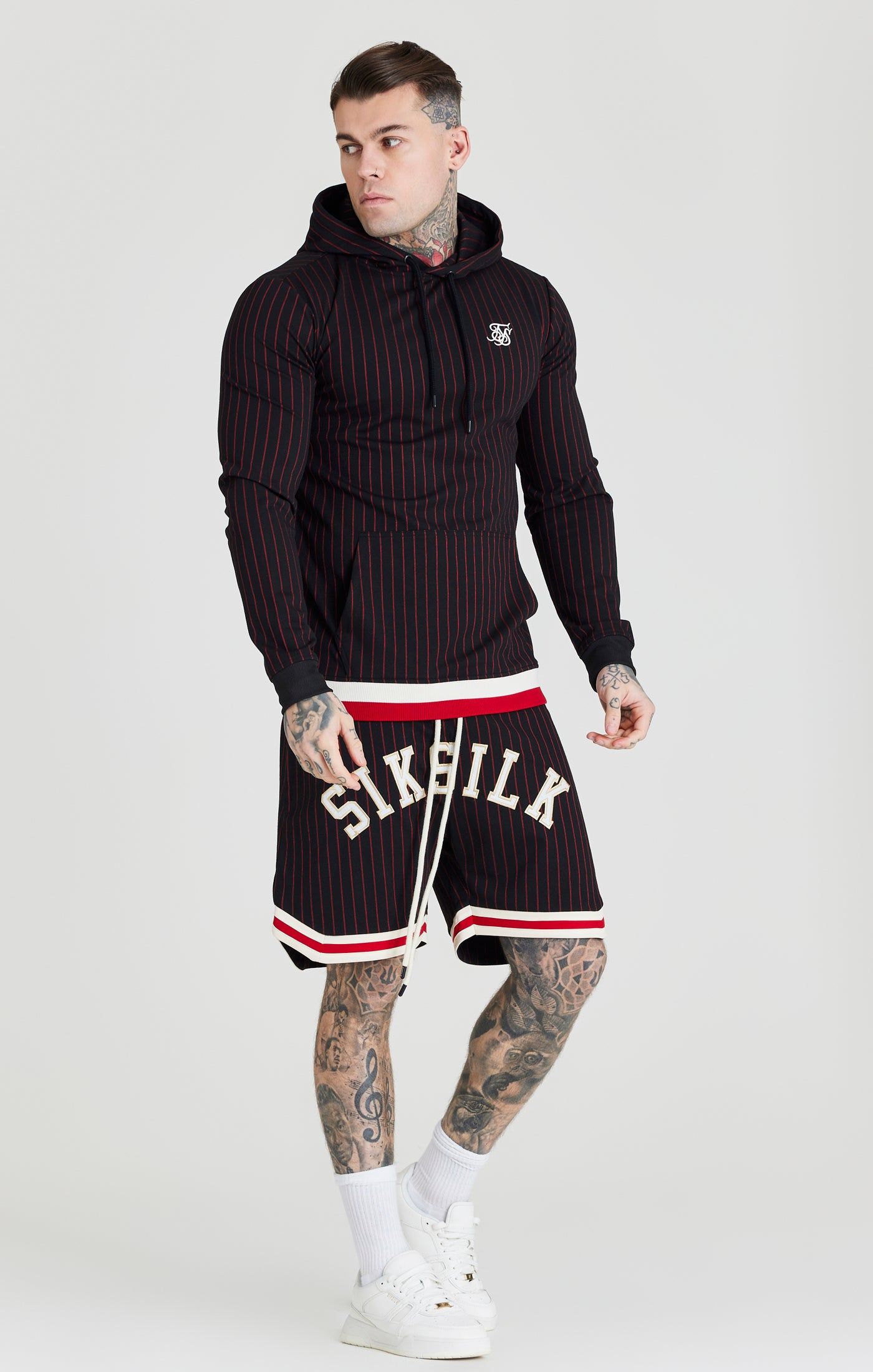 Black Retro Classic Overhead Hoodie sold by Siksilk product image thumbnail 4