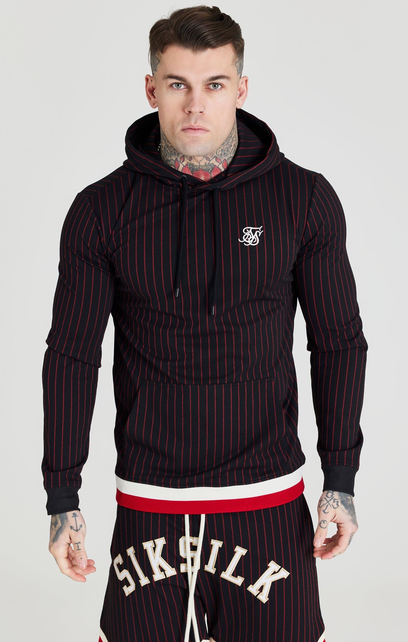Black Retro Classic Overhead Hoodie sold by Siksilk product image thumbnail 2
