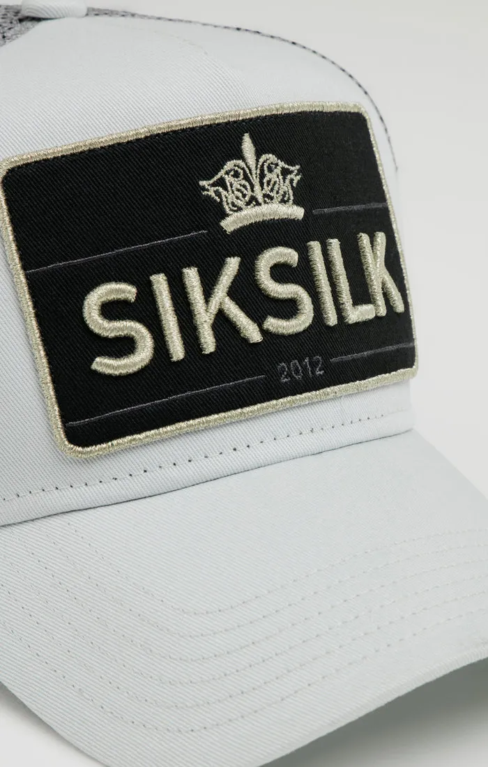 SikSilk Crown Patch Trucker - Grey sold by Siksilk product image thumbnail 4