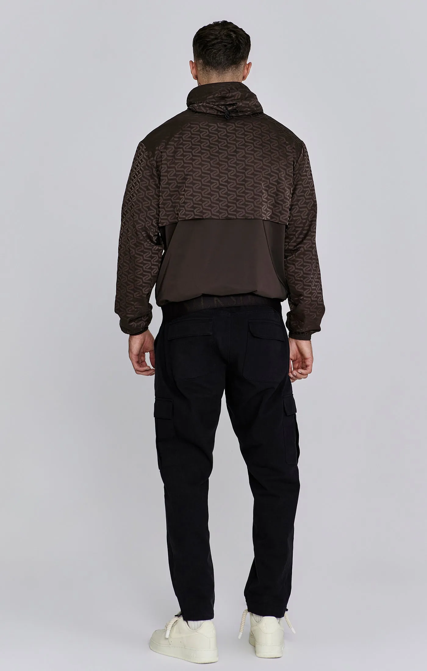 Brown AOP Windbreaker sold by Siksilk product image thumbnail 5