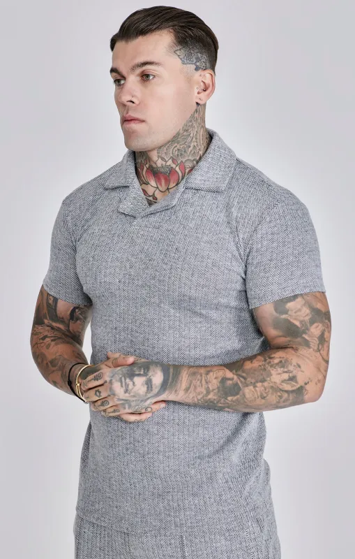 Grey Smart Polo T-Shirt sold by Siksilk