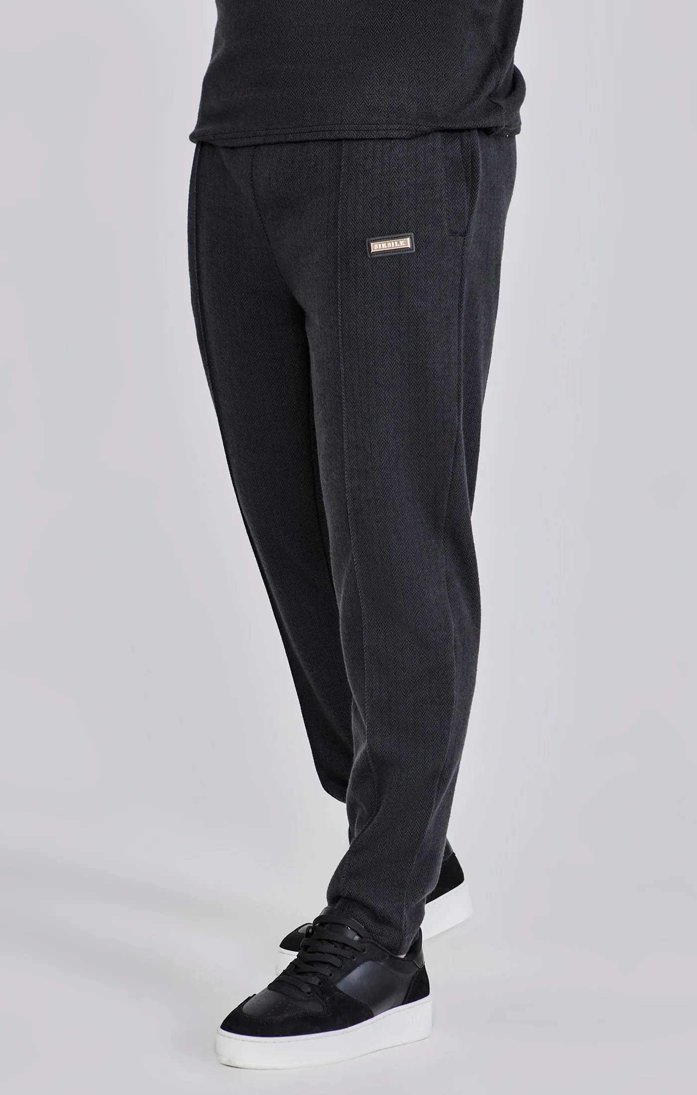 Black Smart Jogger sold by Siksilk