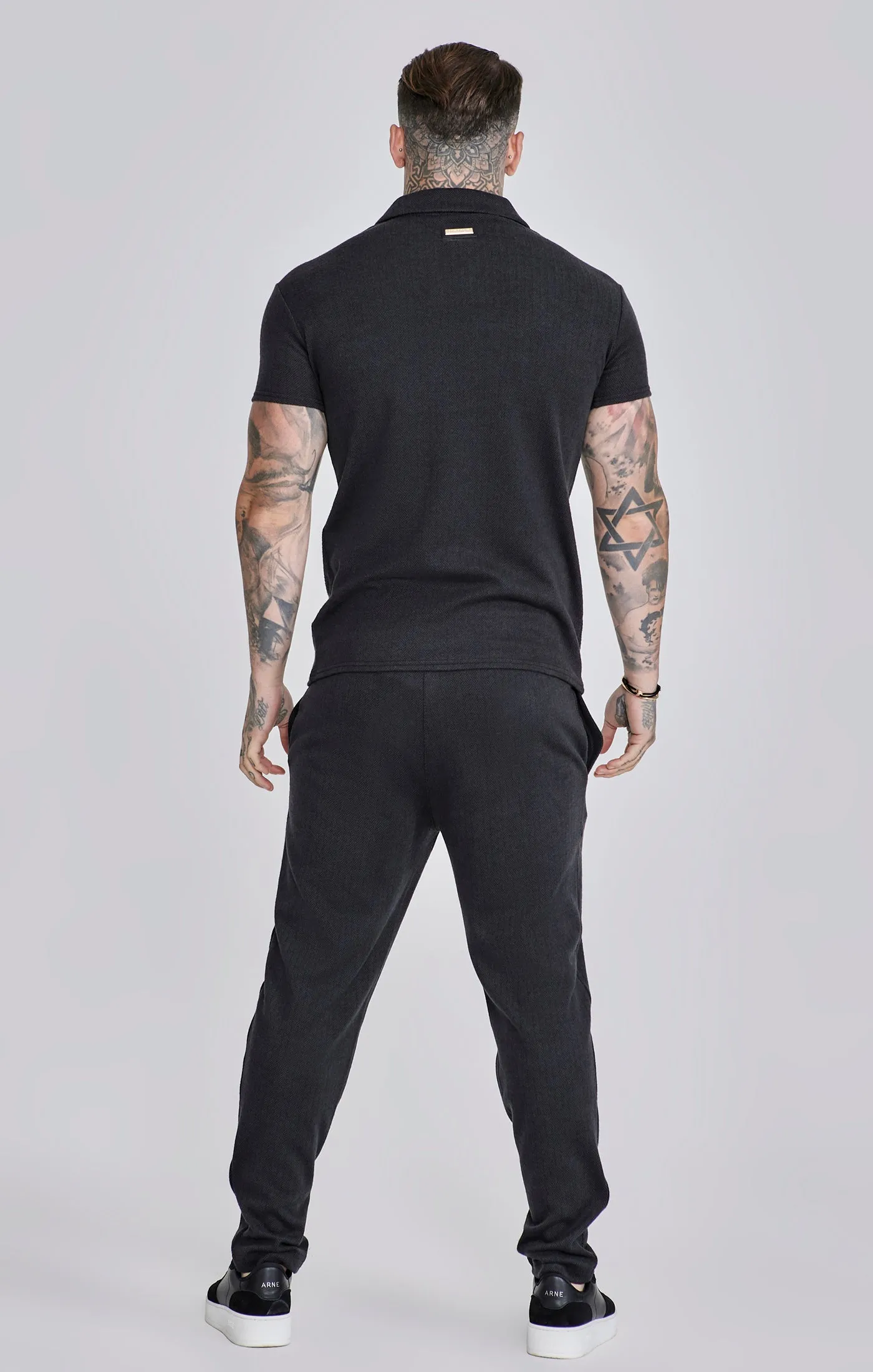 Black Smart Polo T-Shirt sold by Siksilk product image thumbnail 5