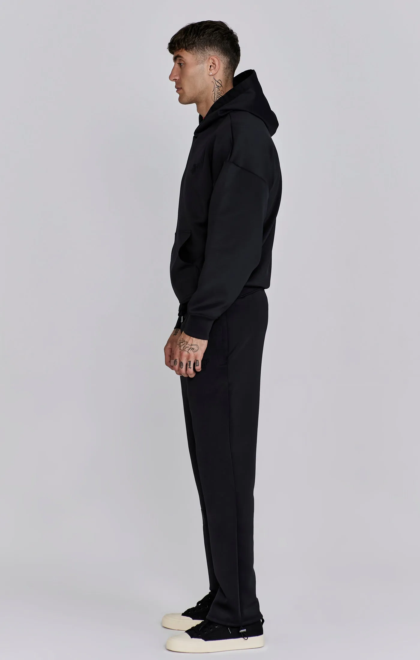 Black Oversized Dynamic Hoodie sold by Siksilk product image thumbnail 4