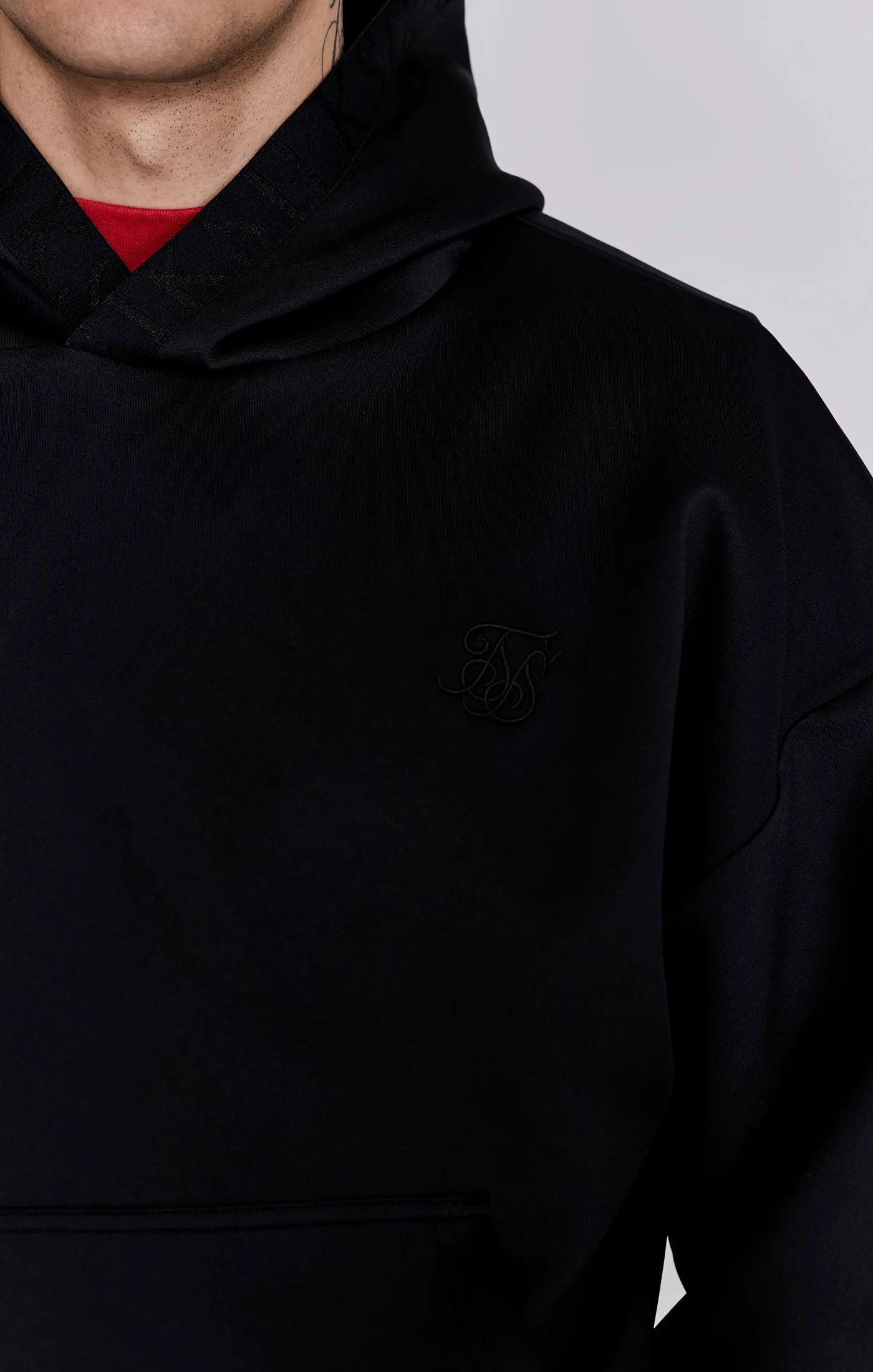 Black Oversized Dynamic Hoodie sold by Siksilk product image thumbnail 2