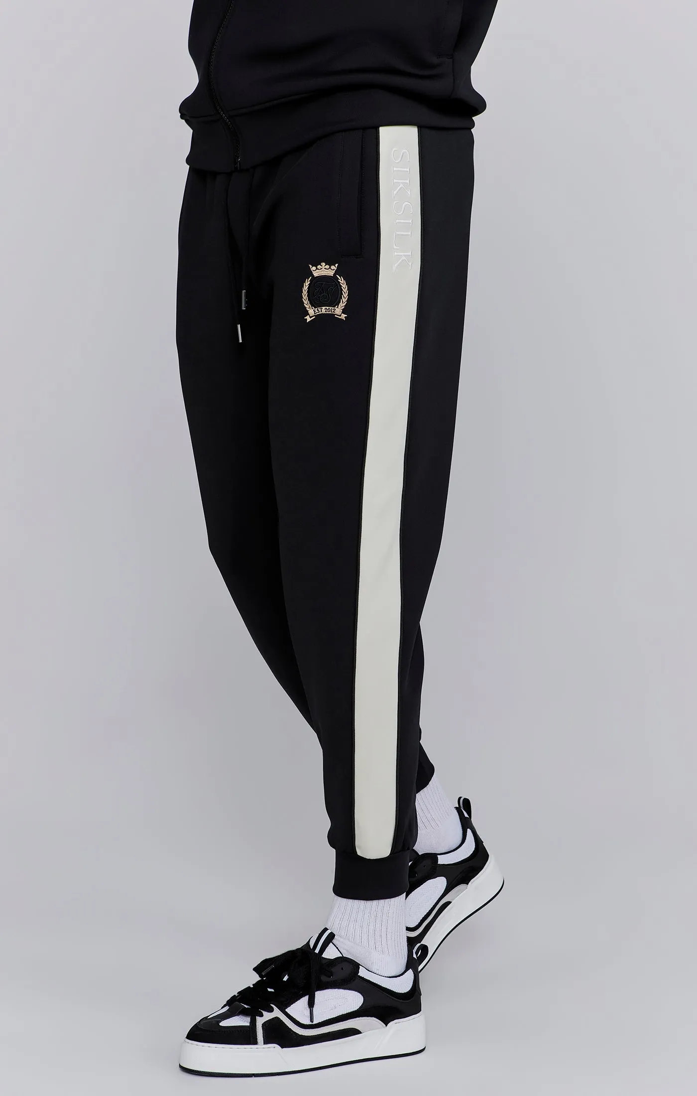 Black Crest Joggers sold by Siksilk