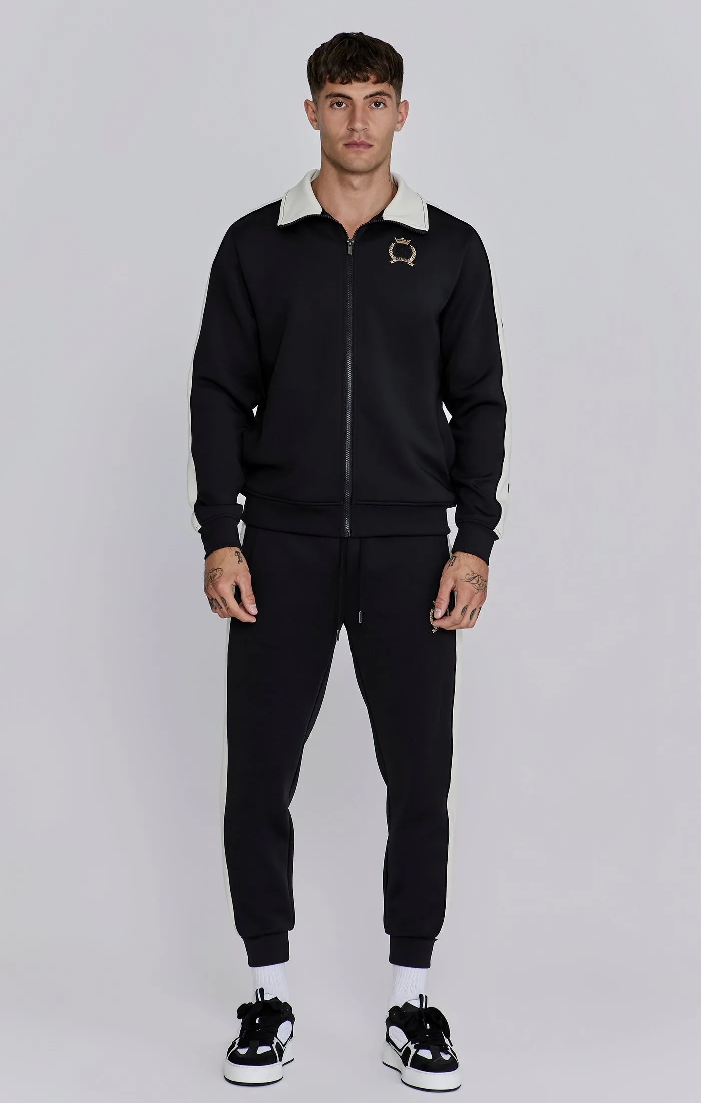 Black Crest Joggers sold by Siksilk product image thumbnail 4