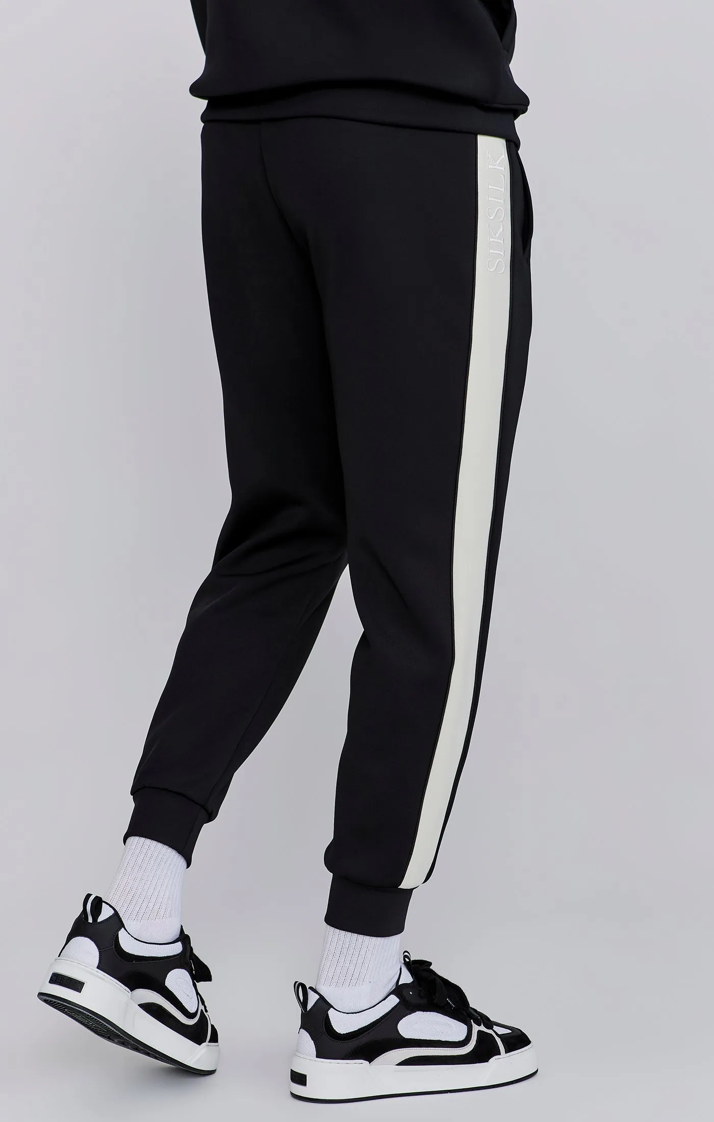 Black Crest Joggers sold by Siksilk product image thumbnail 3