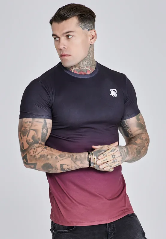 Blue Pink Fade T-Shirt sold by Siksilk