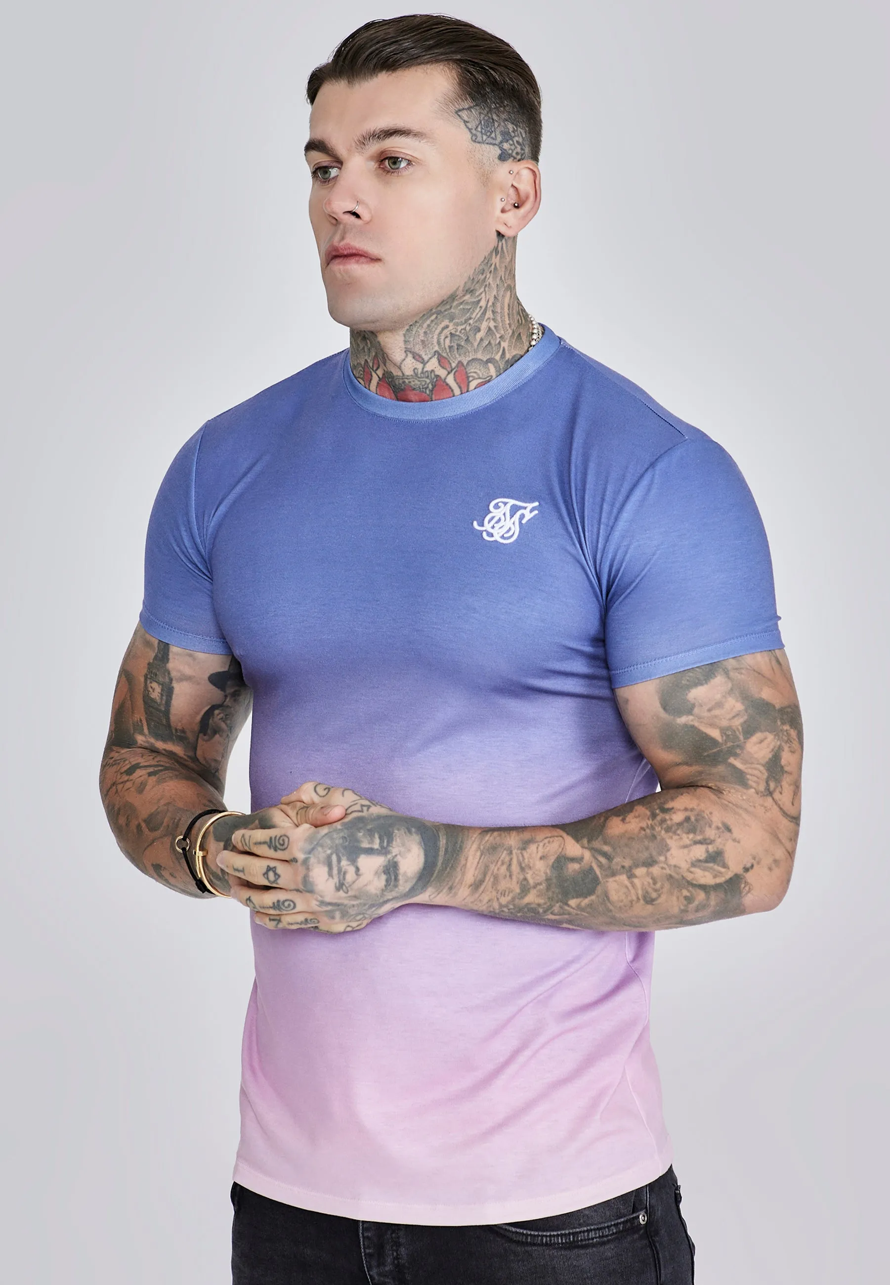 Purple Pink Fade T-Shirt sold by Siksilk