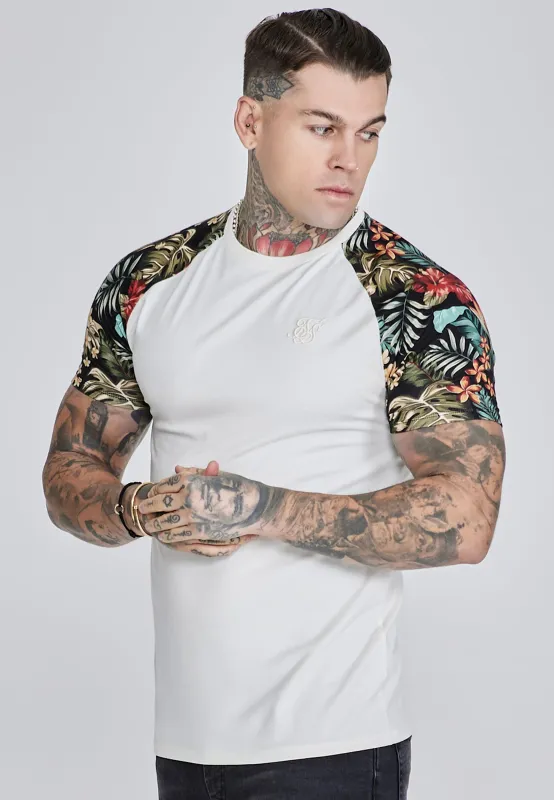 Ecru Raglan T-Shirt sold by Siksilk
