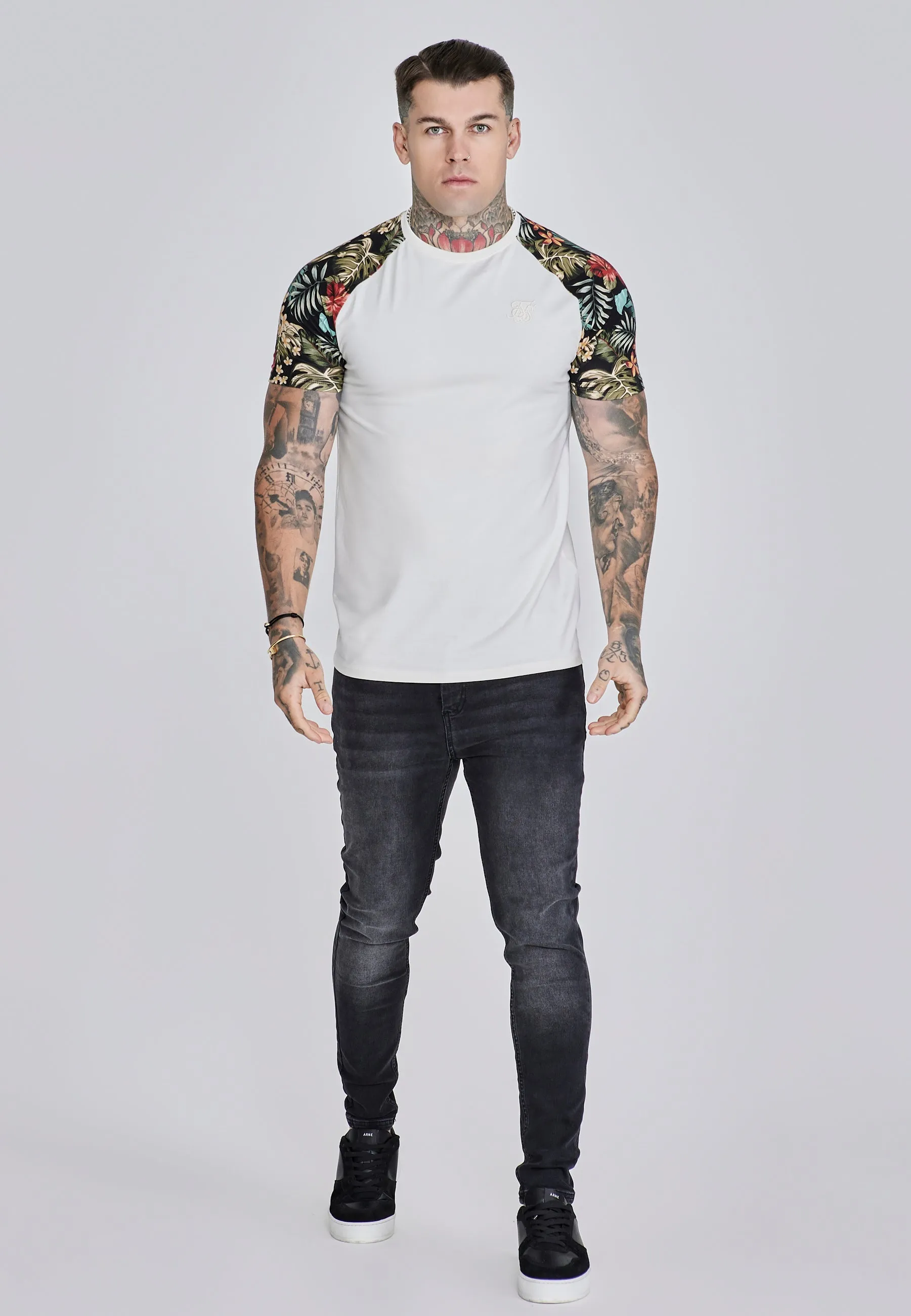 Ecru Raglan T-Shirt sold by Siksilk product image thumbnail 3