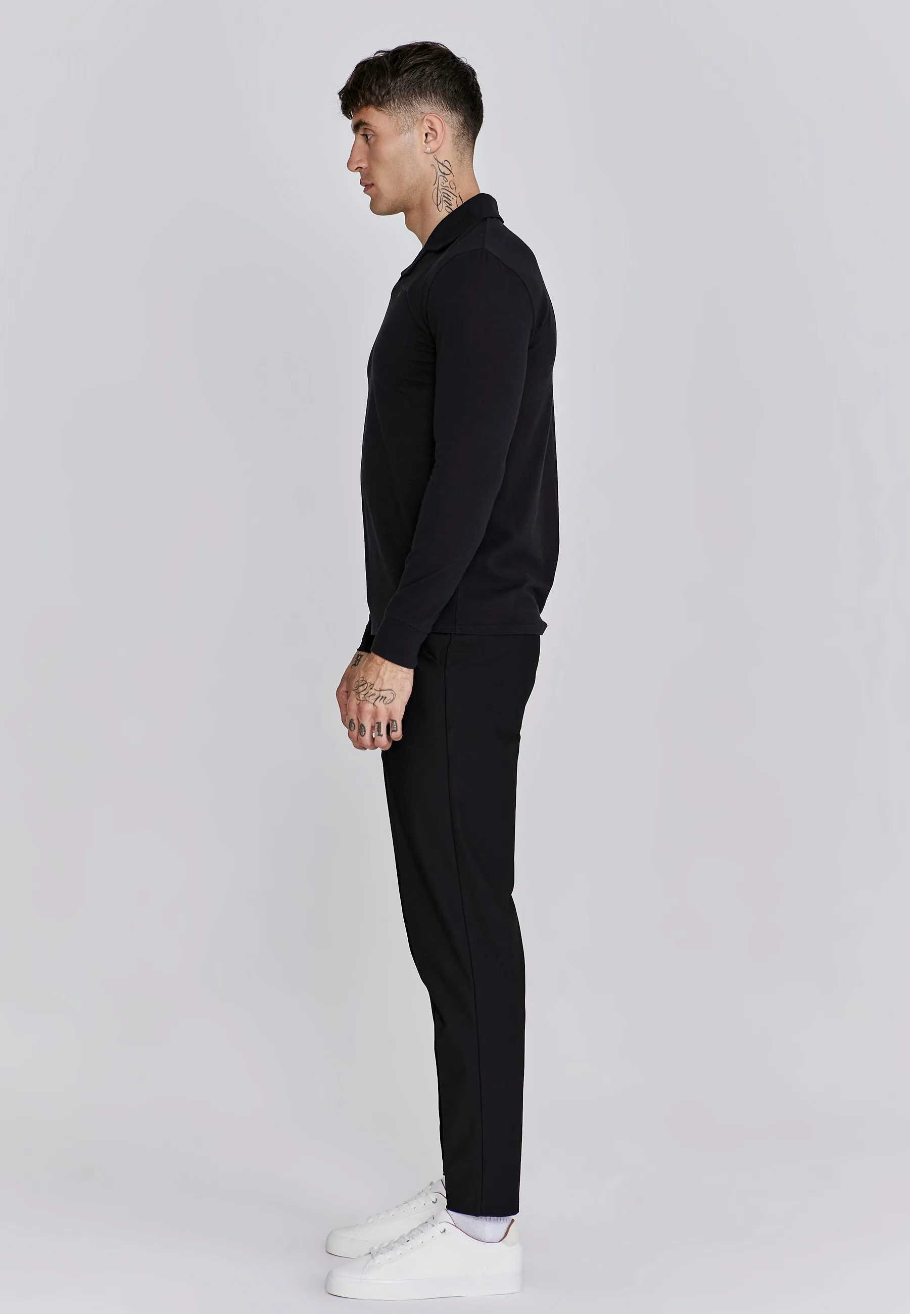 Black Smart Revere Polo sold by Siksilk product image thumbnail 4