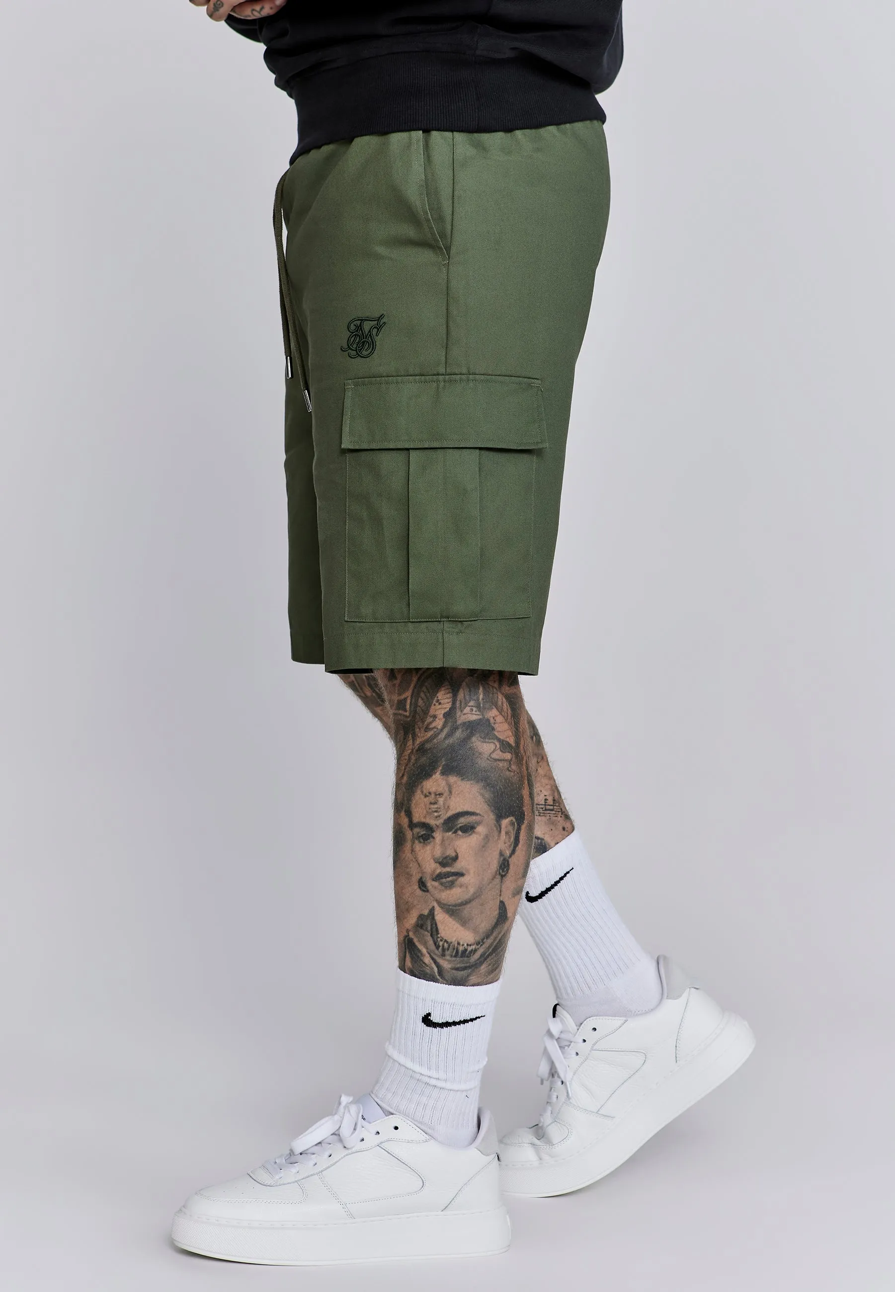 Green Cargo Shorts sold by Siksilk product image thumbnail 2