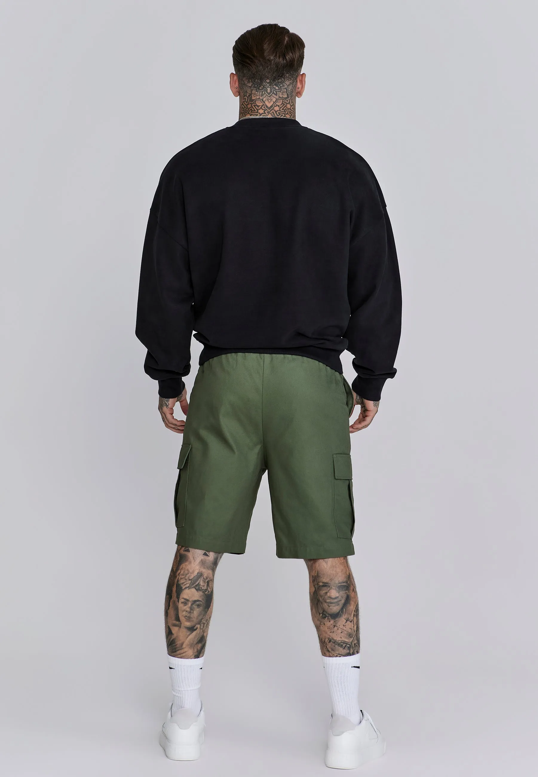 Green Cargo Shorts sold by Siksilk product image thumbnail 5