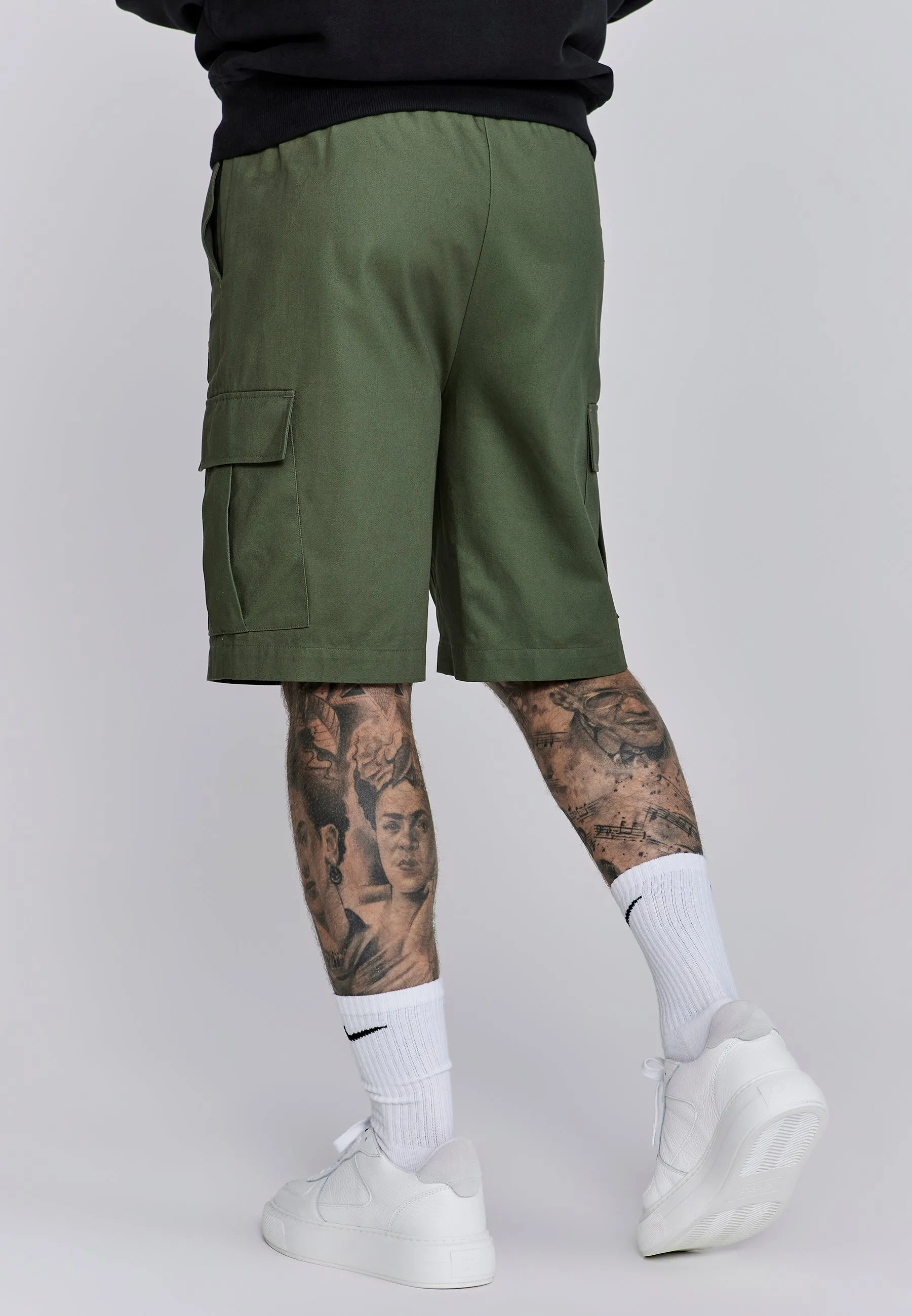 Green Cargo Shorts sold by Siksilk product image thumbnail 3