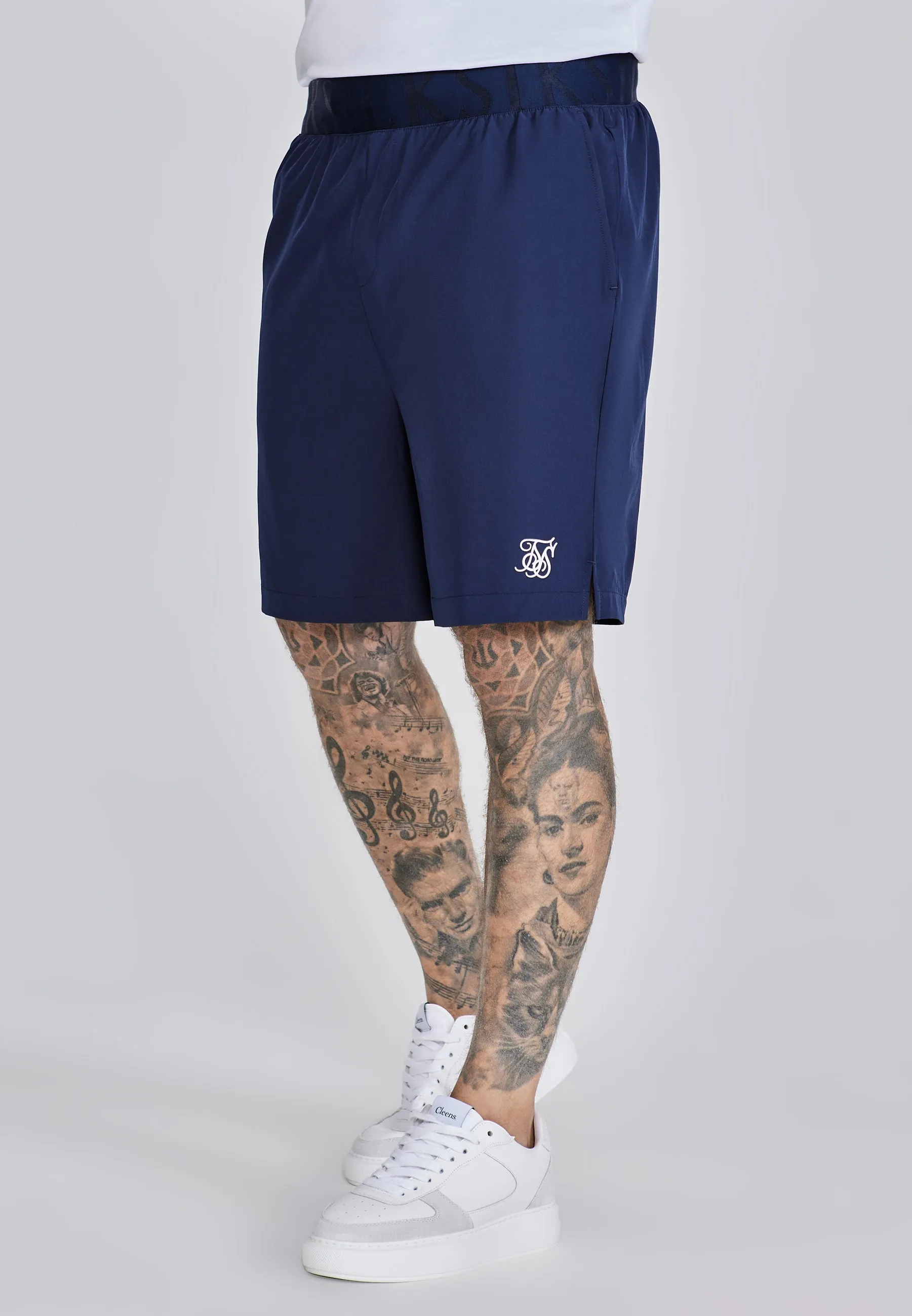 Navy Shorts sold by Siksilk