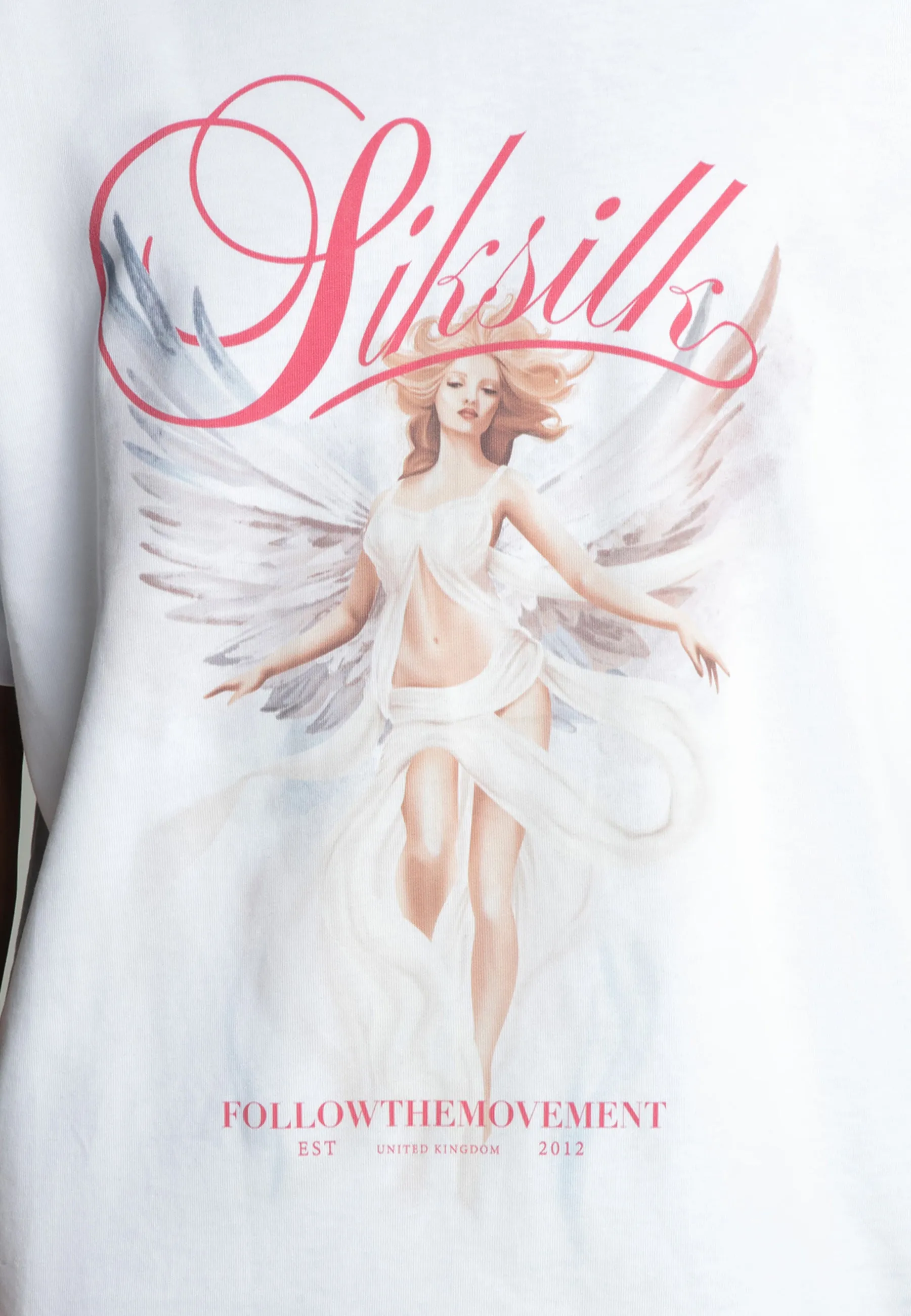 White Angel T-Shirt sold by Siksilk product image thumbnail 3