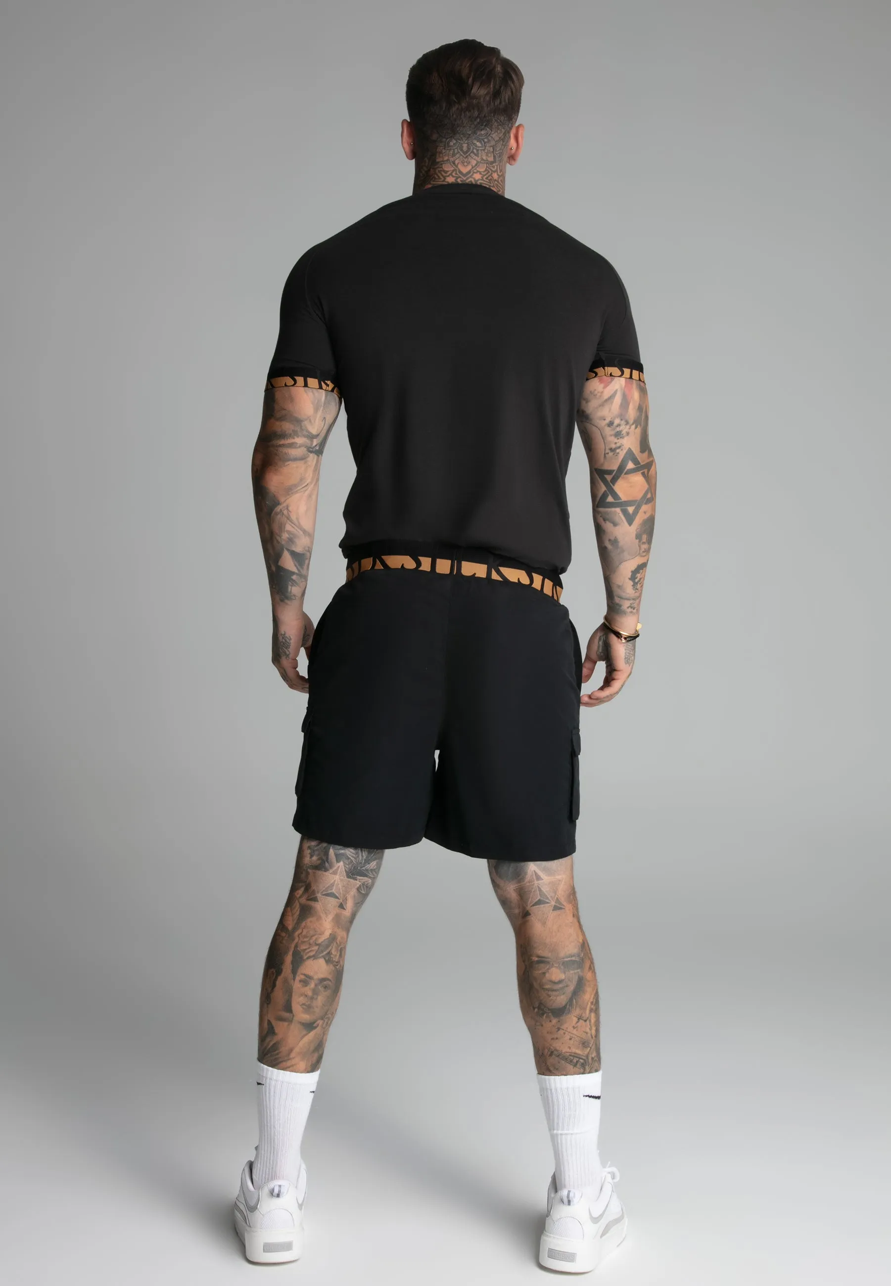 Black Cargo Swim Short sold by Siksilk product image thumbnail 5