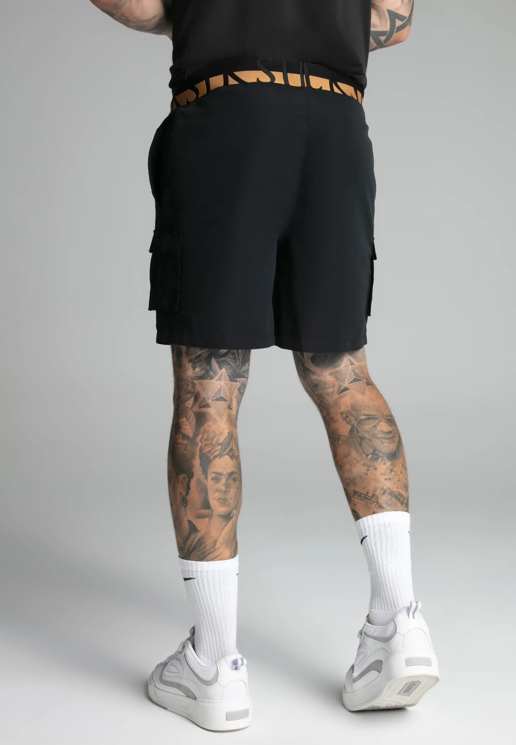 Black Cargo Swim Short sold by Siksilk product image thumbnail 4