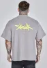 Grey Neon Yellow Oversized T-Shirt sold by Siksilk