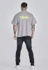 Grey Neon Yellow Oversized T-Shirt sold by Siksilk