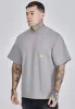 Grey Neon Yellow Oversized T-Shirt sold by Siksilk