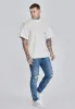 Ecru Red Oversized T-Shirt sold by Siksilk