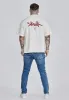 Ecru Red Oversized T-Shirt sold by Siksilk