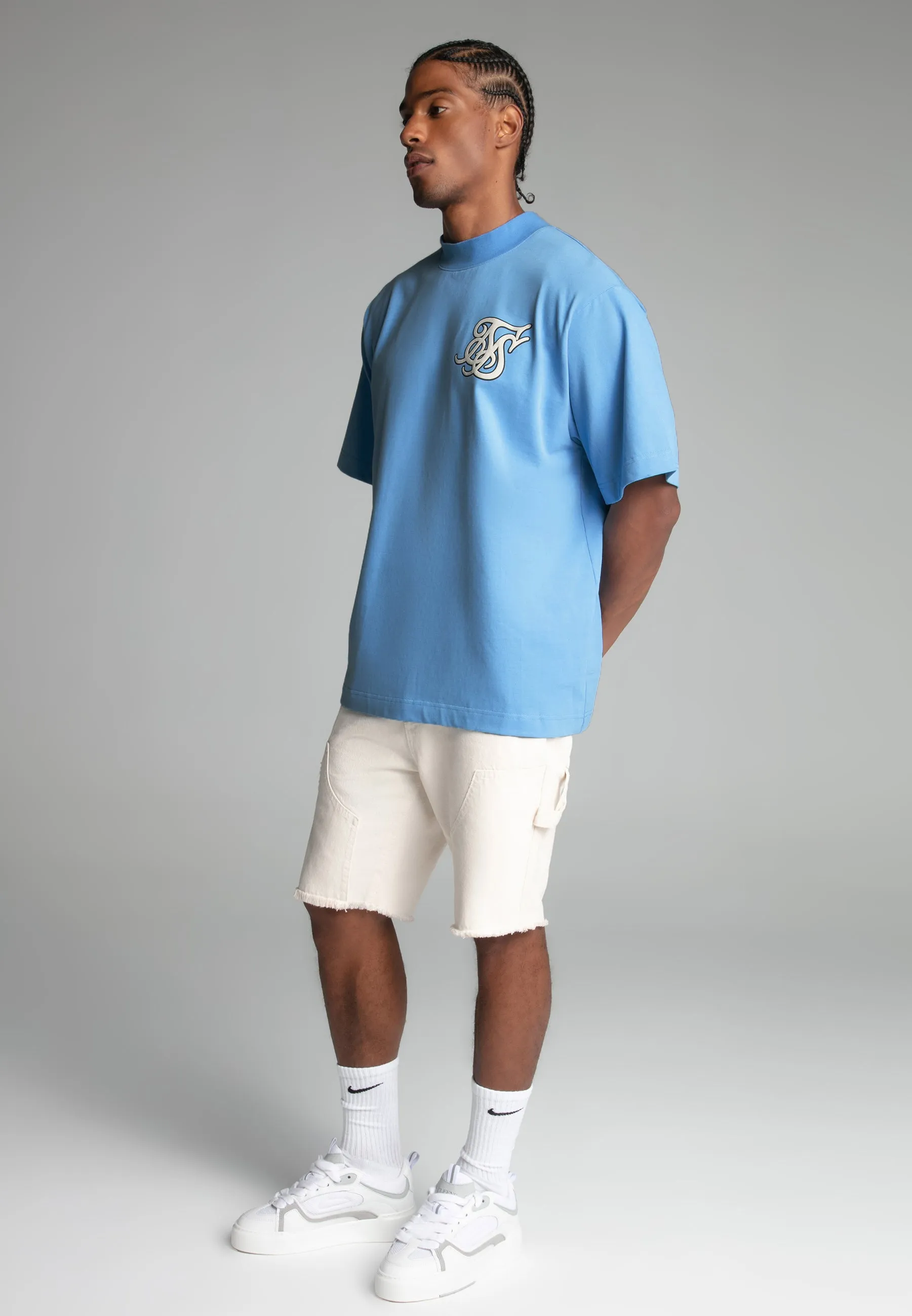 Blue Logo T-Shirt sold by Siksilk product image thumbnail 2