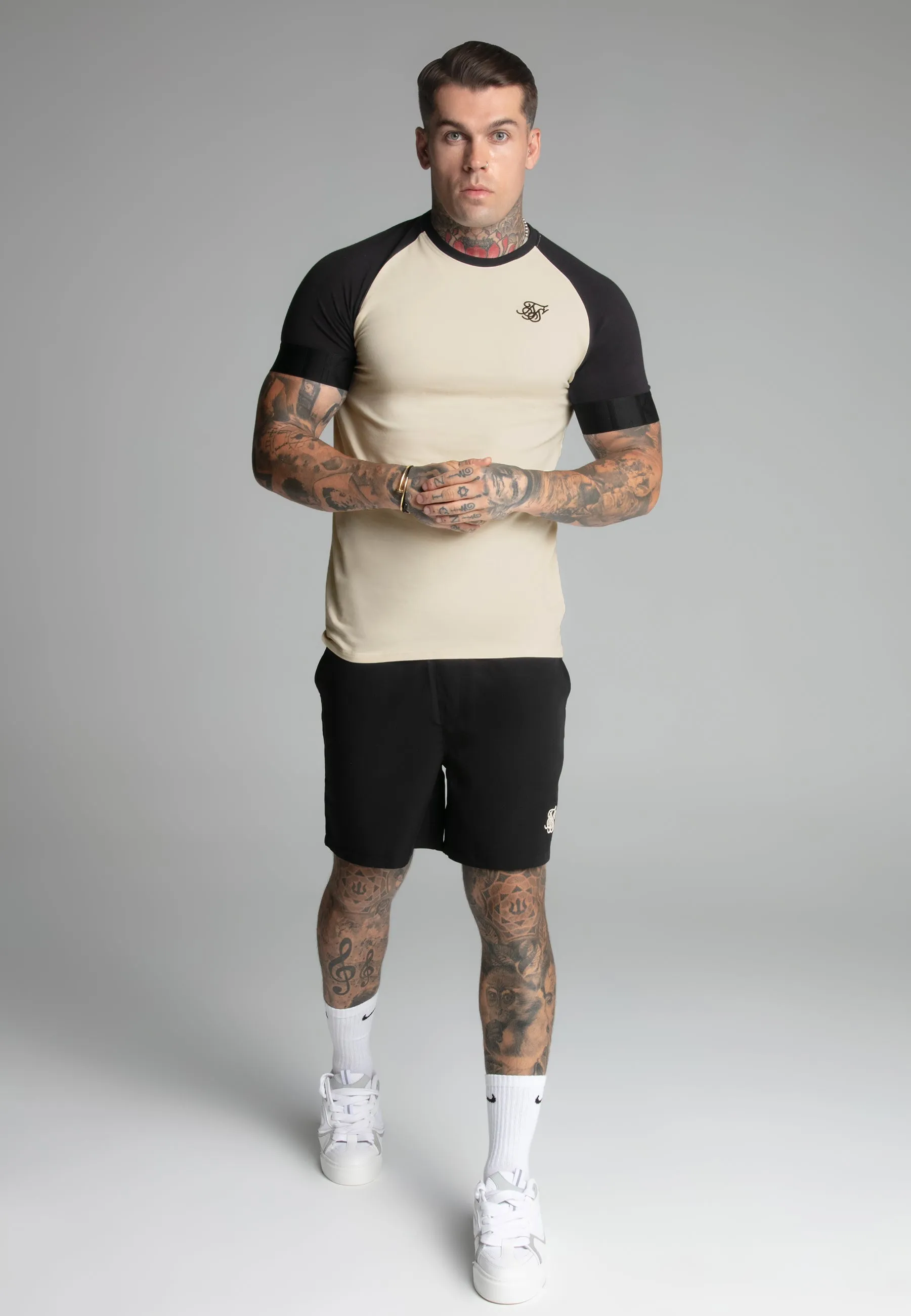 Ecru,Black Tech T-Shirt sold by Siksilk product image thumbnail 2