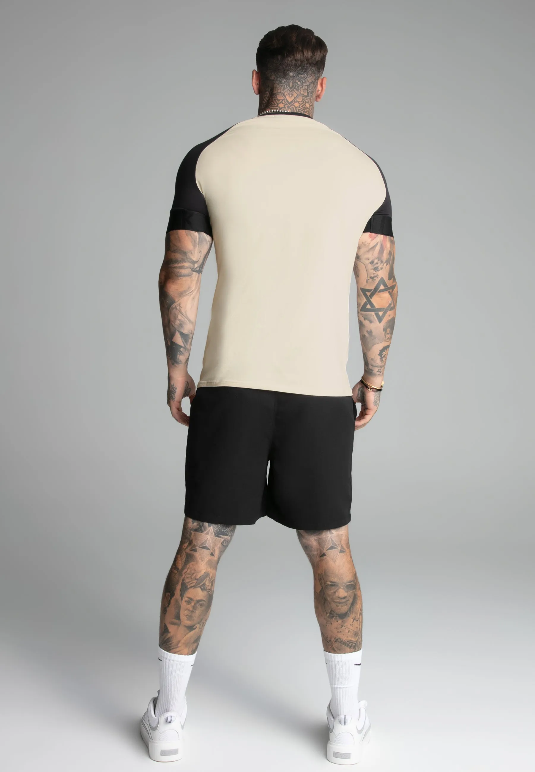 Ecru,Black Tech T-Shirt sold by Siksilk product image thumbnail 5