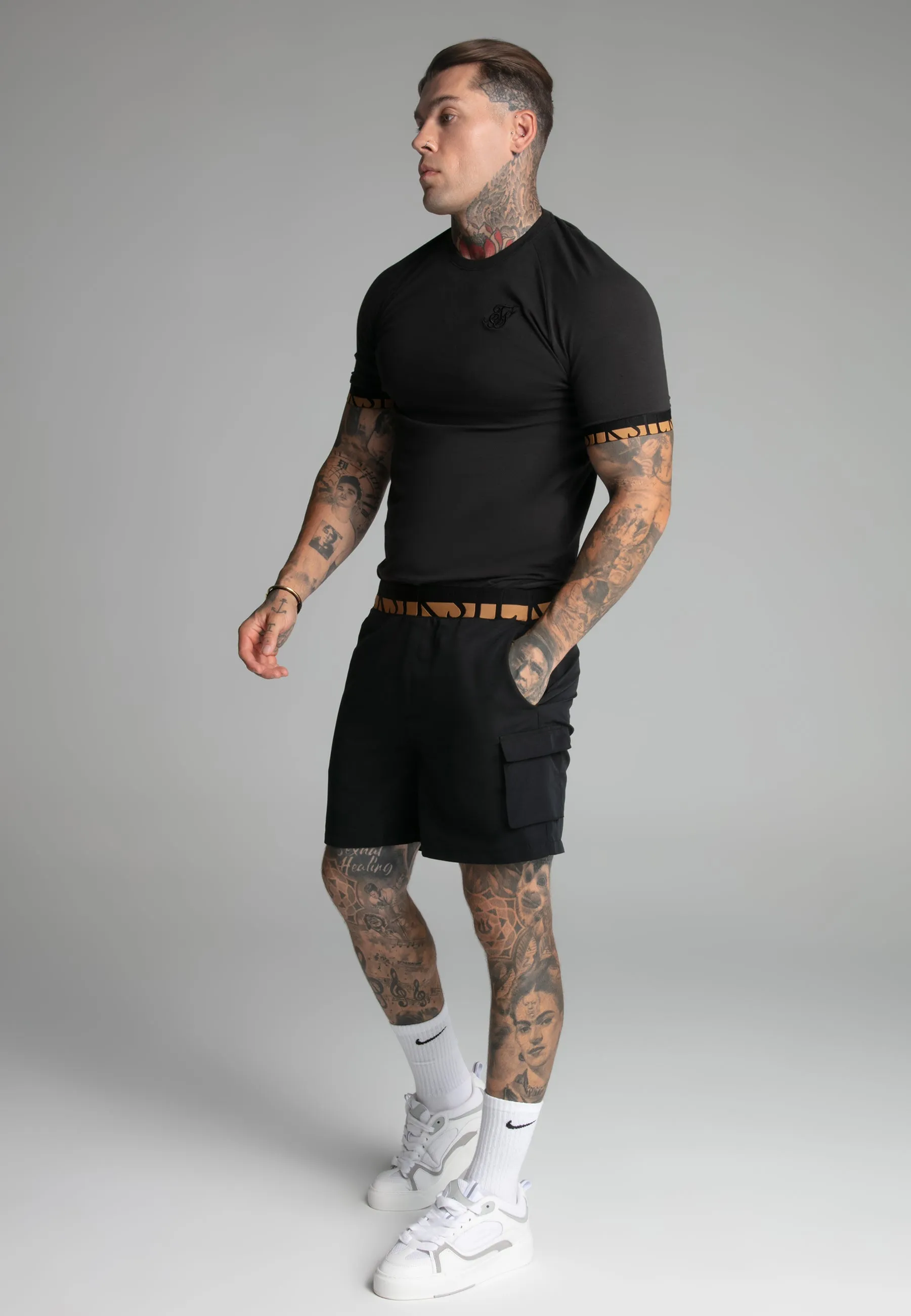 Black Tech T-Shirt sold by Siksilk product image thumbnail 4