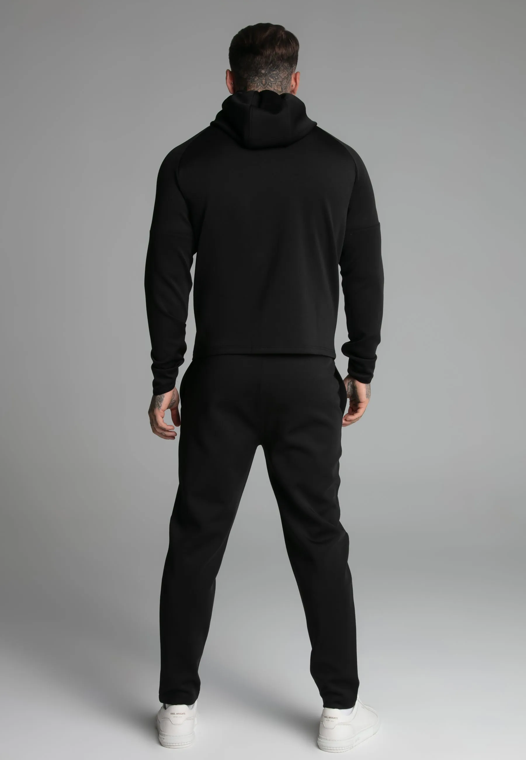 Black Full zip Hoodie sold by Siksilk product image thumbnail 5