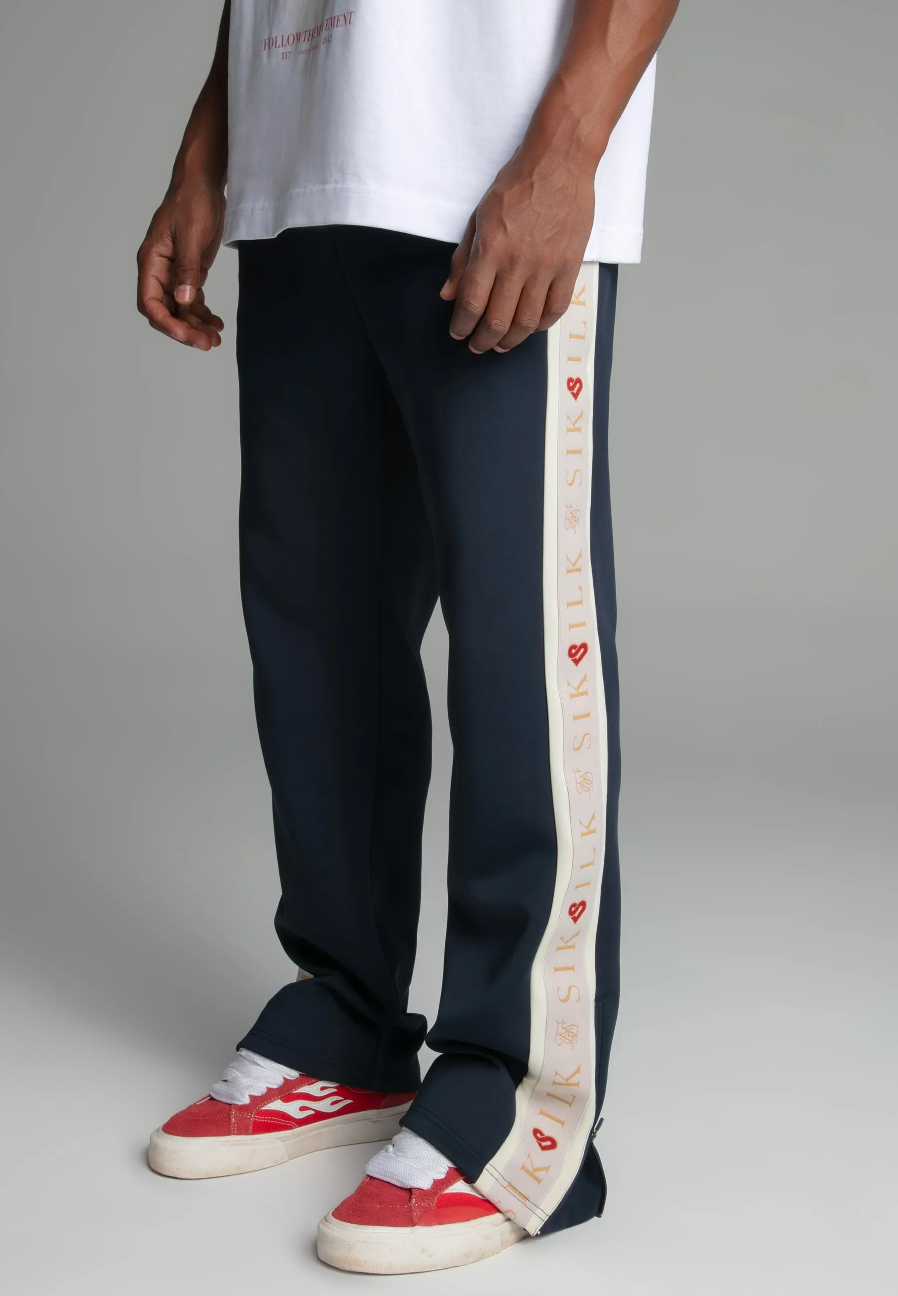 Navy Track Pants sold by Siksilk product image thumbnail 3